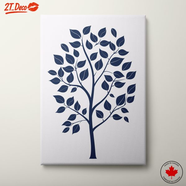 Stylized Botanical Leaf Artwork 2