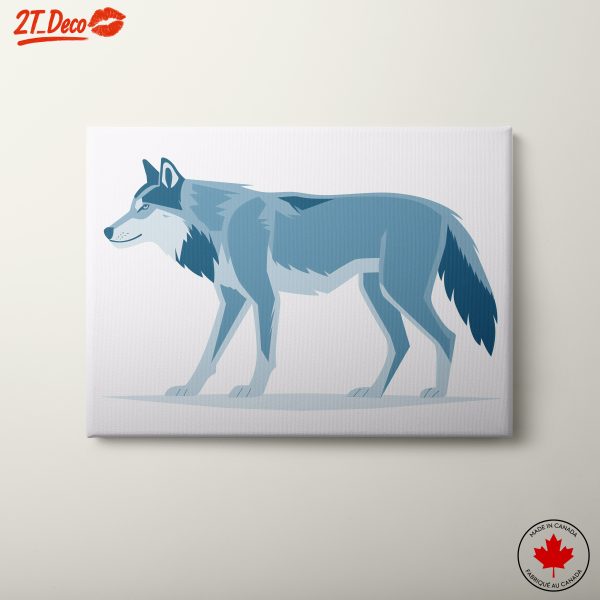 Stylized Wolf Artwork