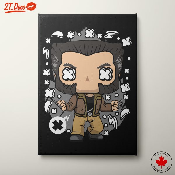 Stylized Wolverine Character Art