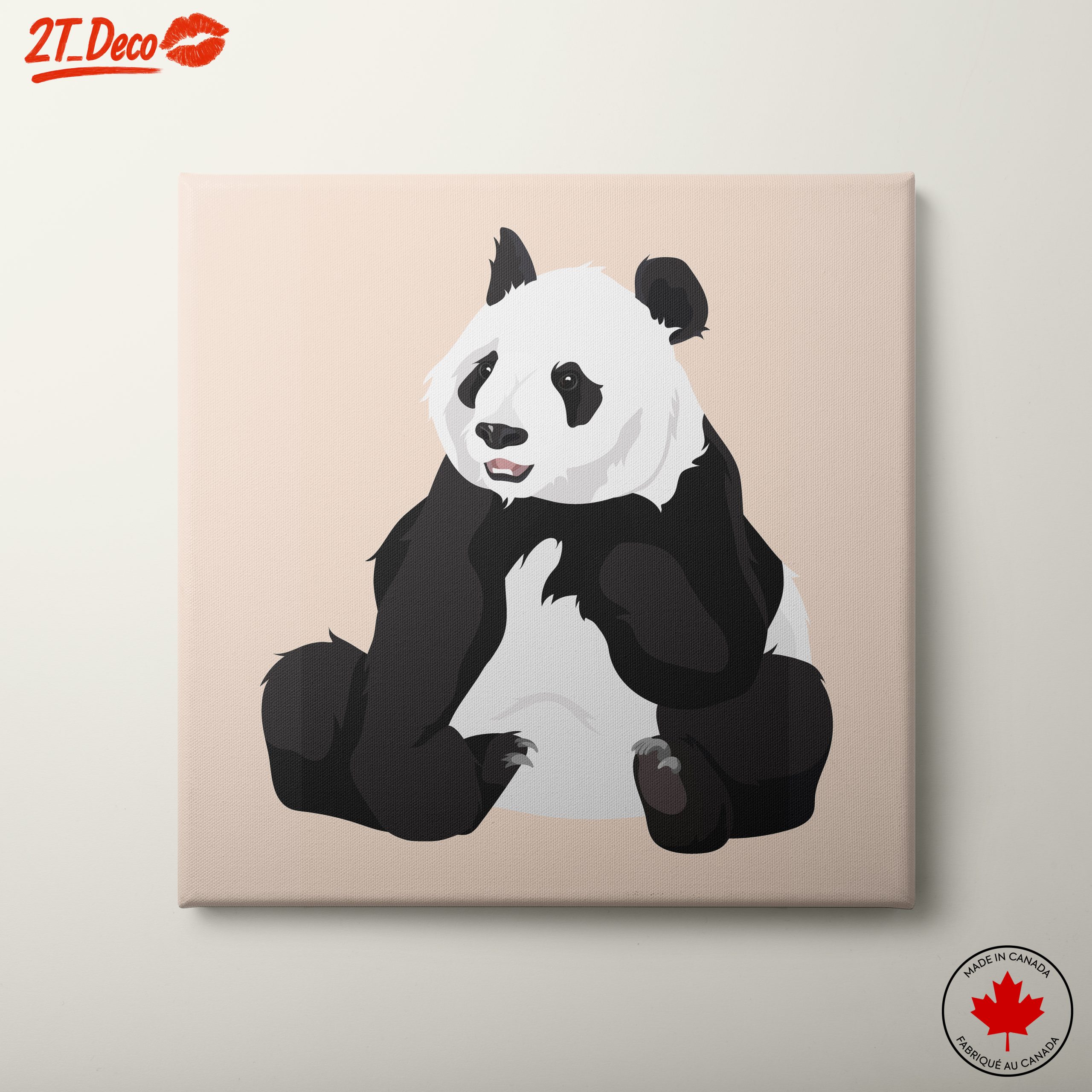 Charming Panda Illustration for Animal Lovers