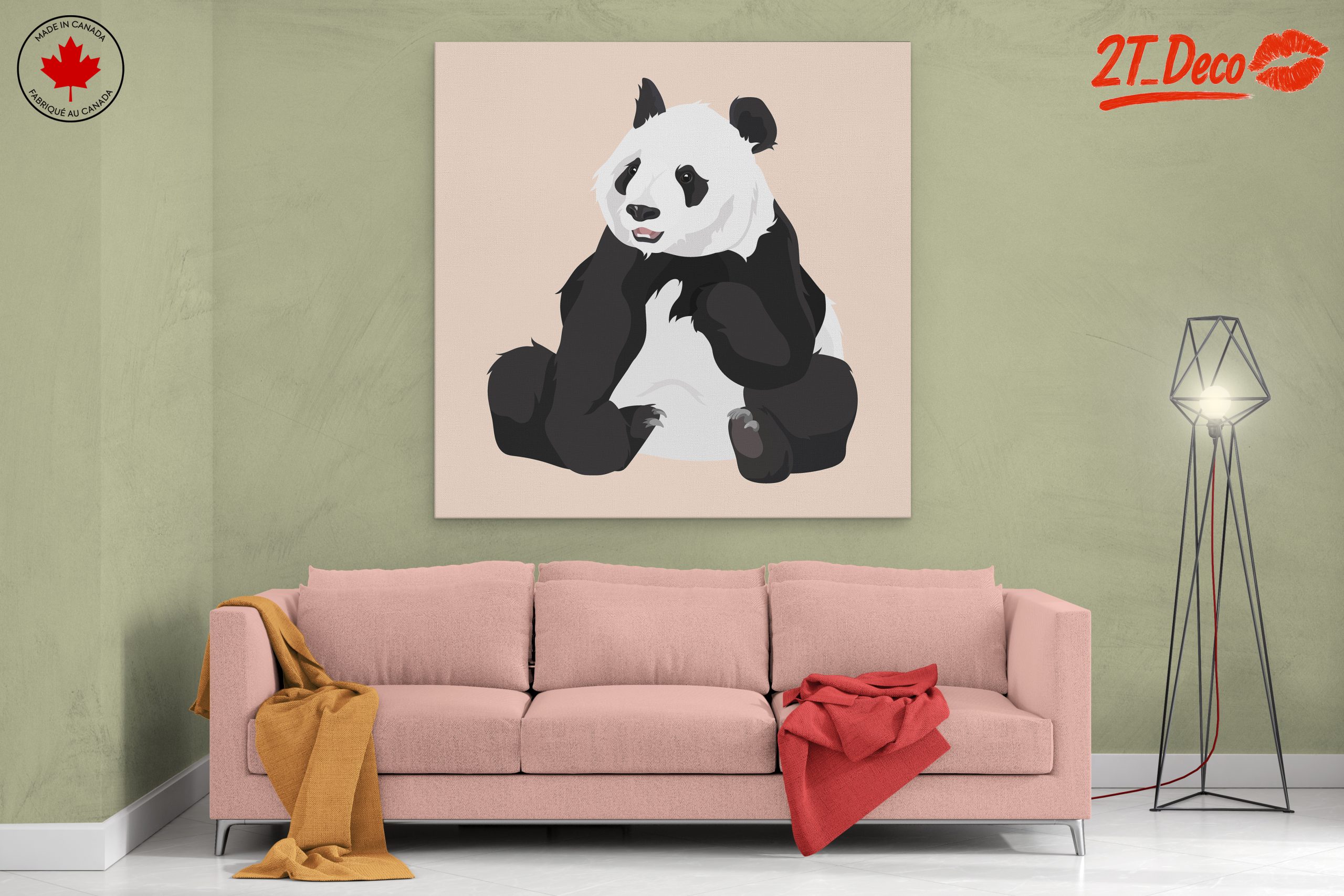 Charming Panda Illustration for Animal Lovers - Image 2