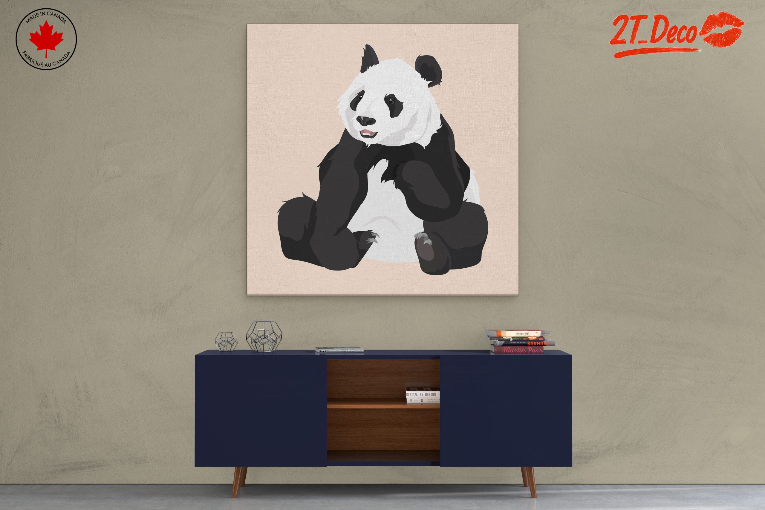 Charming Panda Illustration for Animal Lovers - Image 3