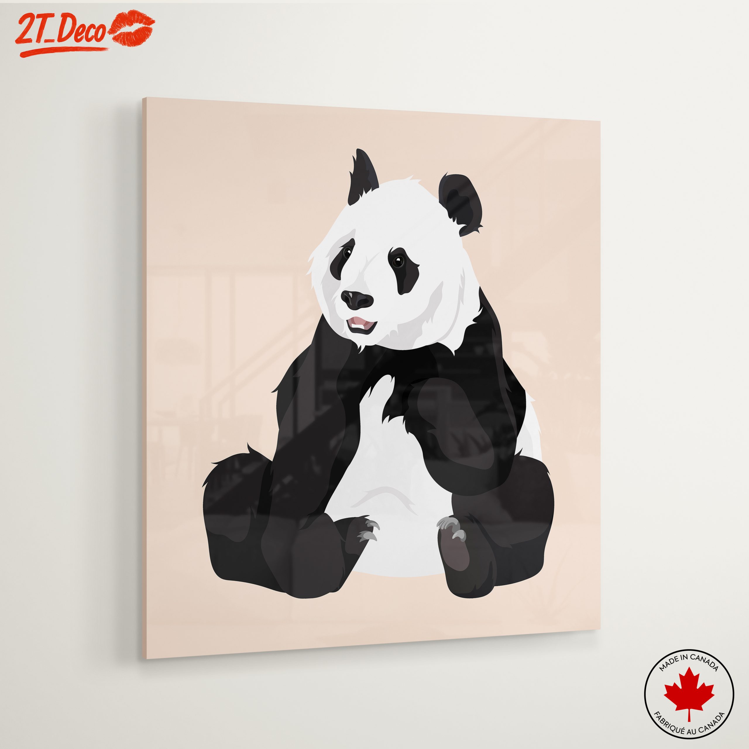 Charming Panda Illustration for Animal Lovers - Image 6