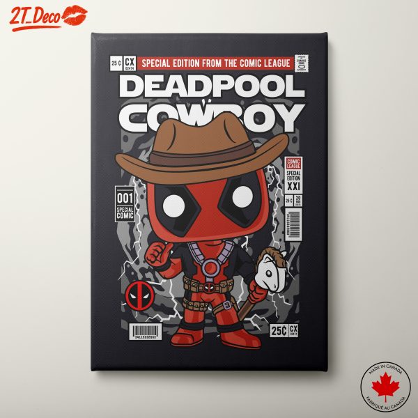 Deadpool Cowboy Funko Character Art