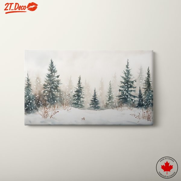 Winter Landscape with Snowy Trees 4