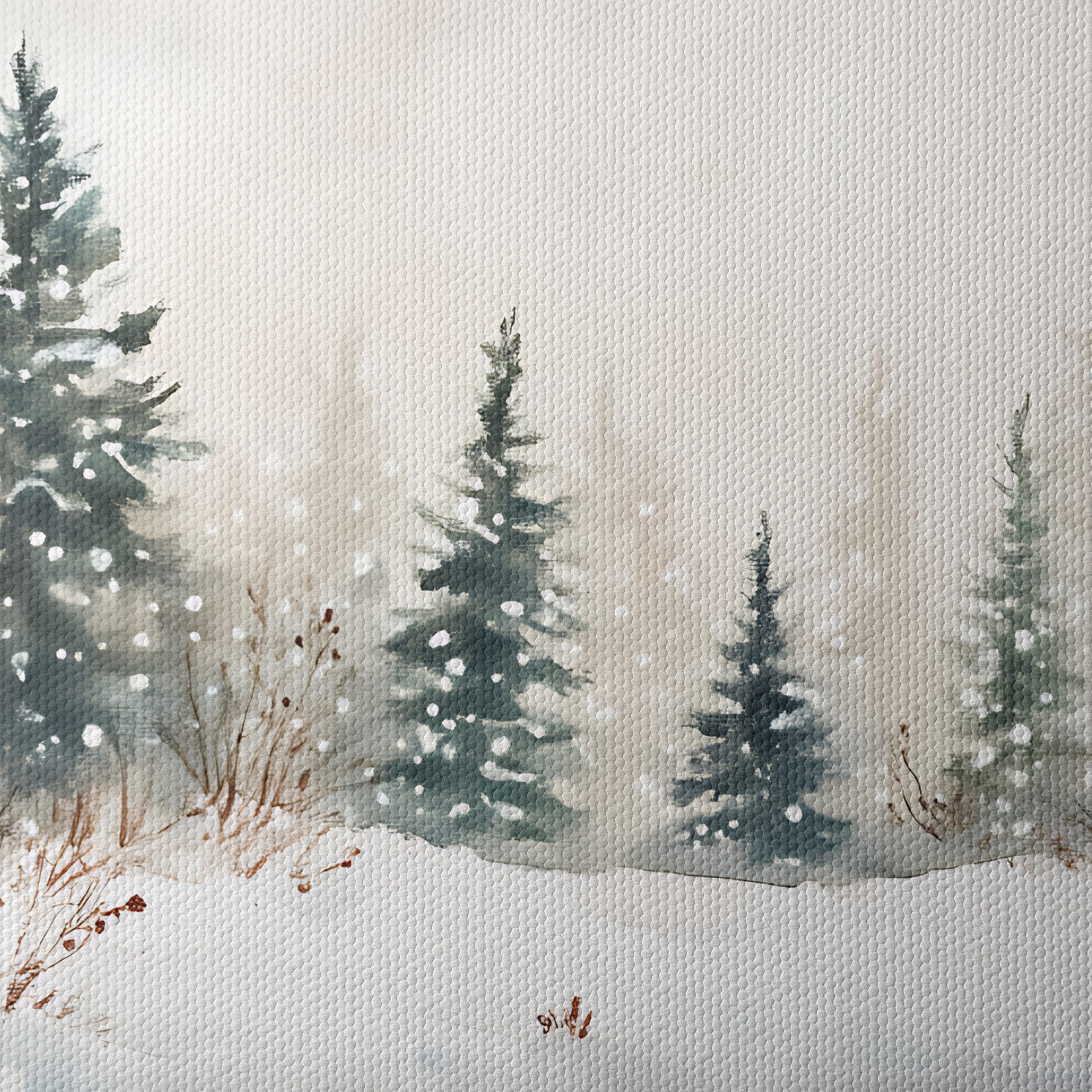 Winter Landscape with Snowy Trees 4 - Image 4