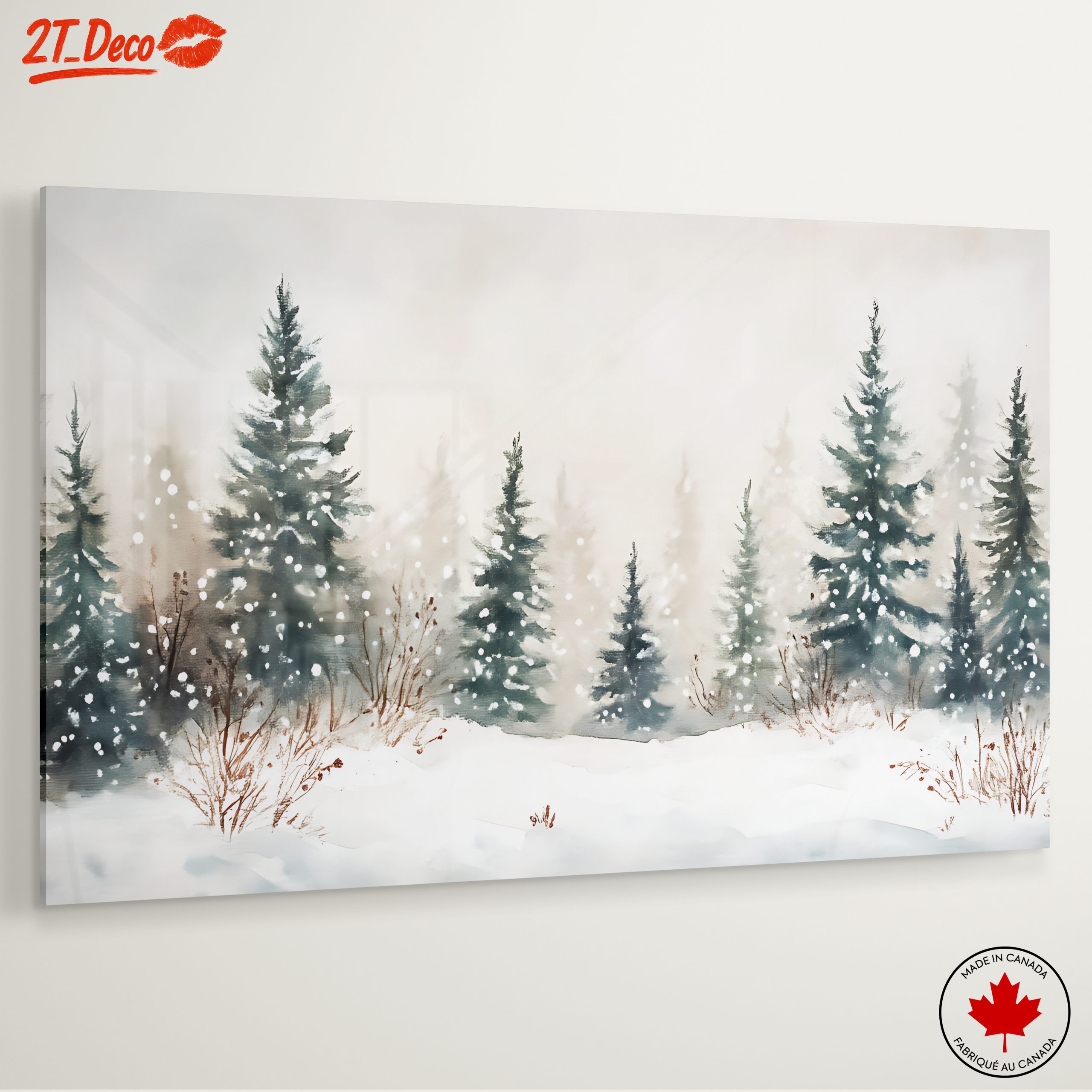 Winter Landscape with Snowy Trees 4 - Image 6