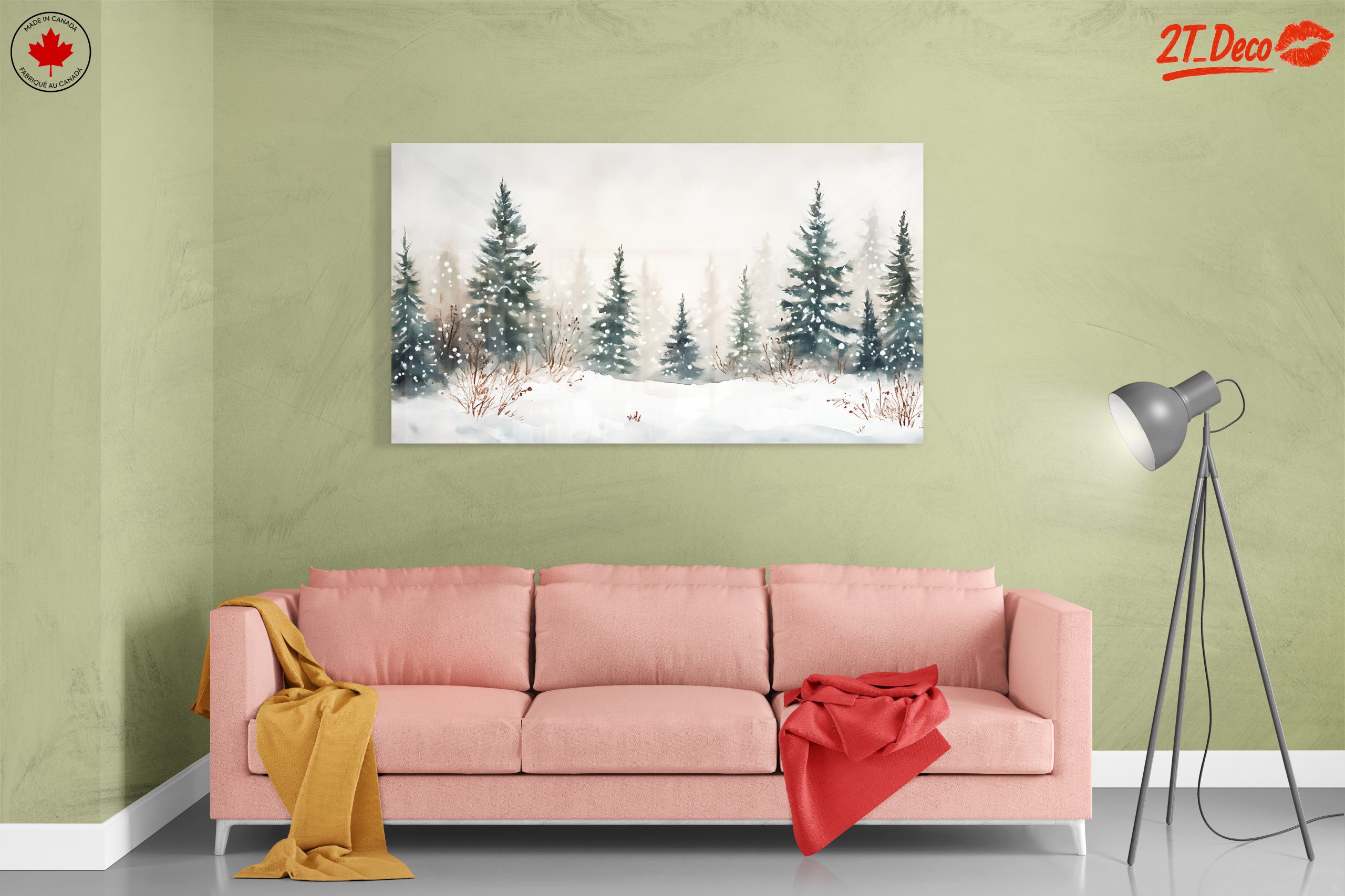Winter Landscape with Snowy Trees 4 - Image 7