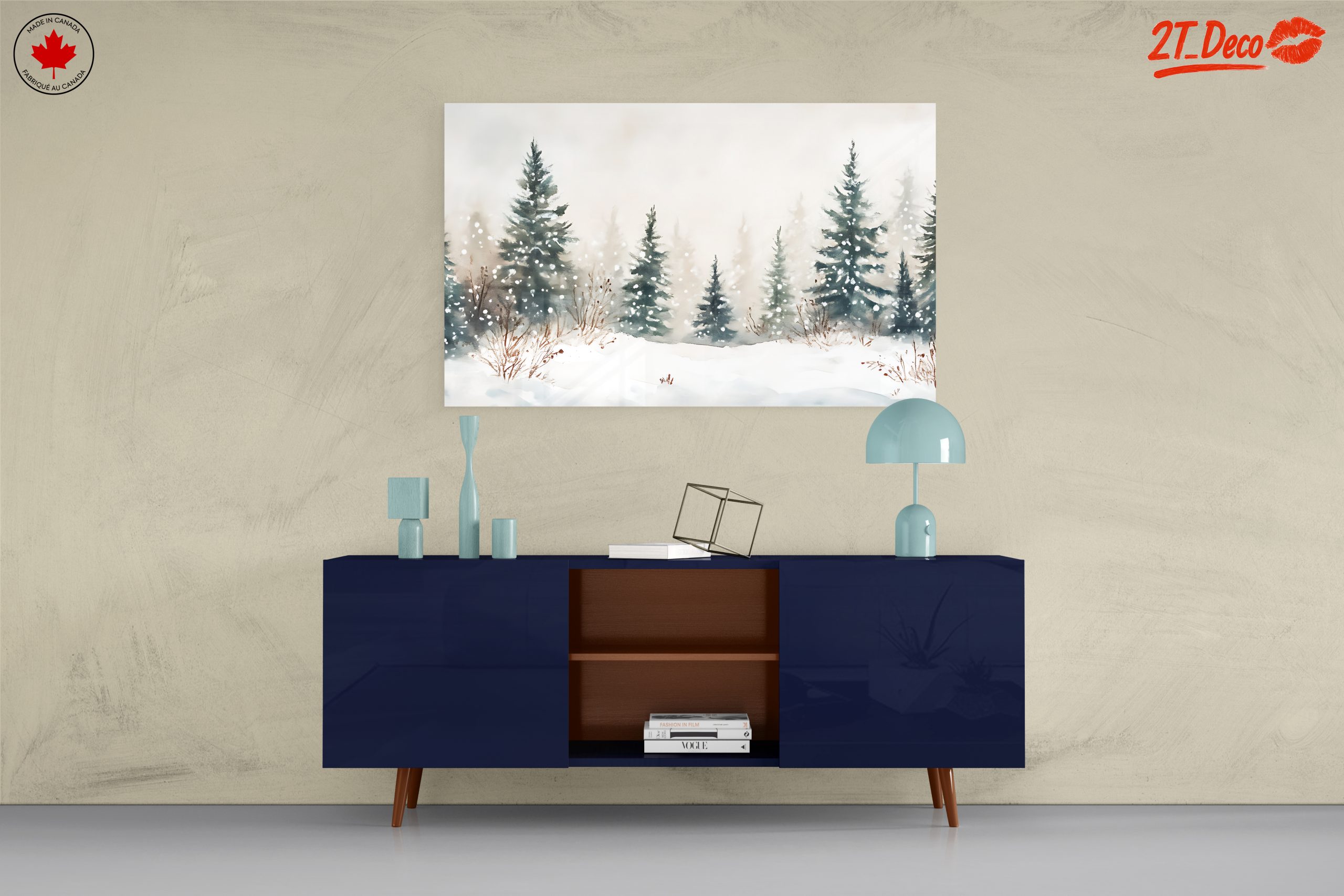Winter Landscape with Snowy Trees 4 - Image 8