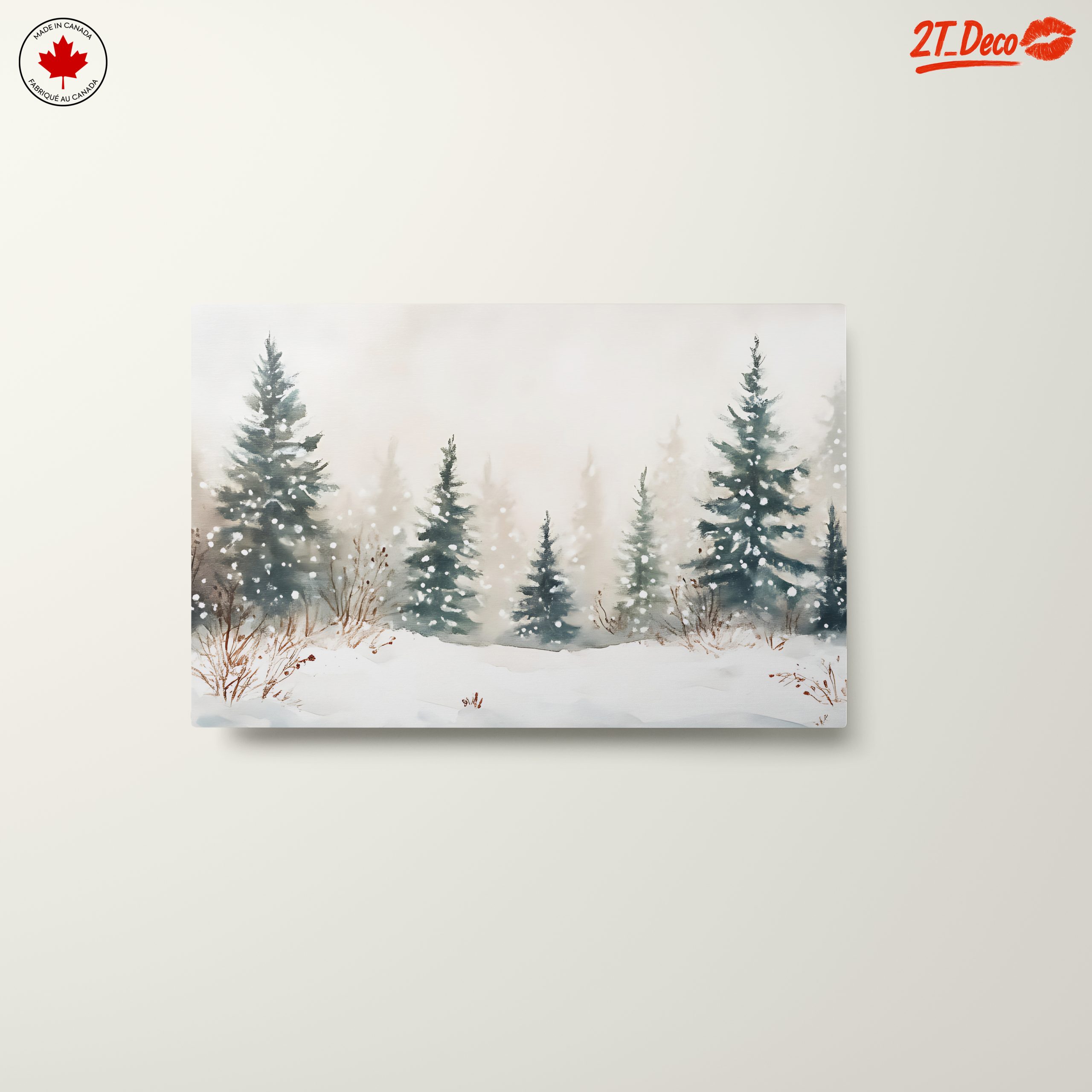 Winter Landscape with Snowy Trees 4 - Image 10