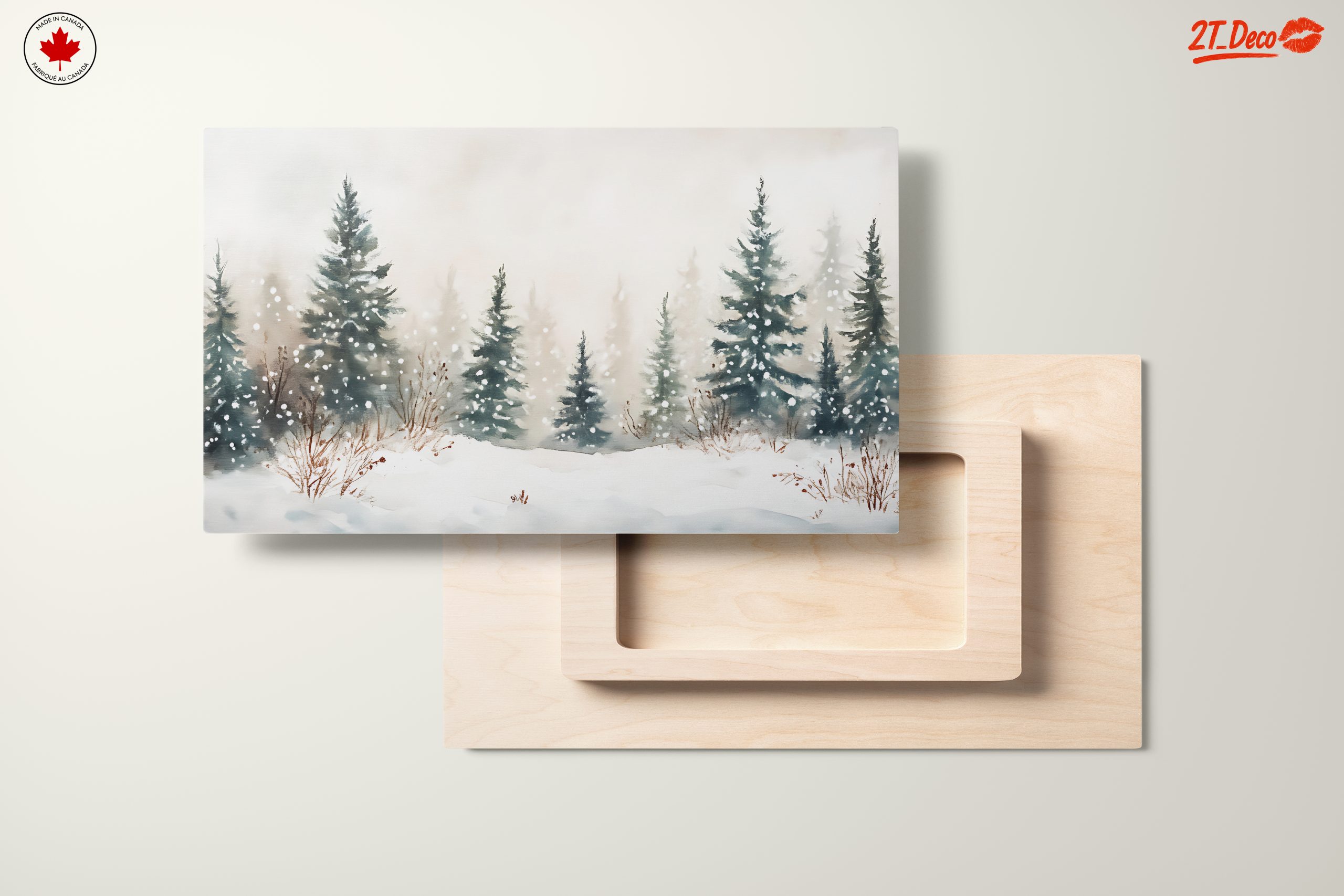 Winter Landscape with Snowy Trees 4 - Image 11