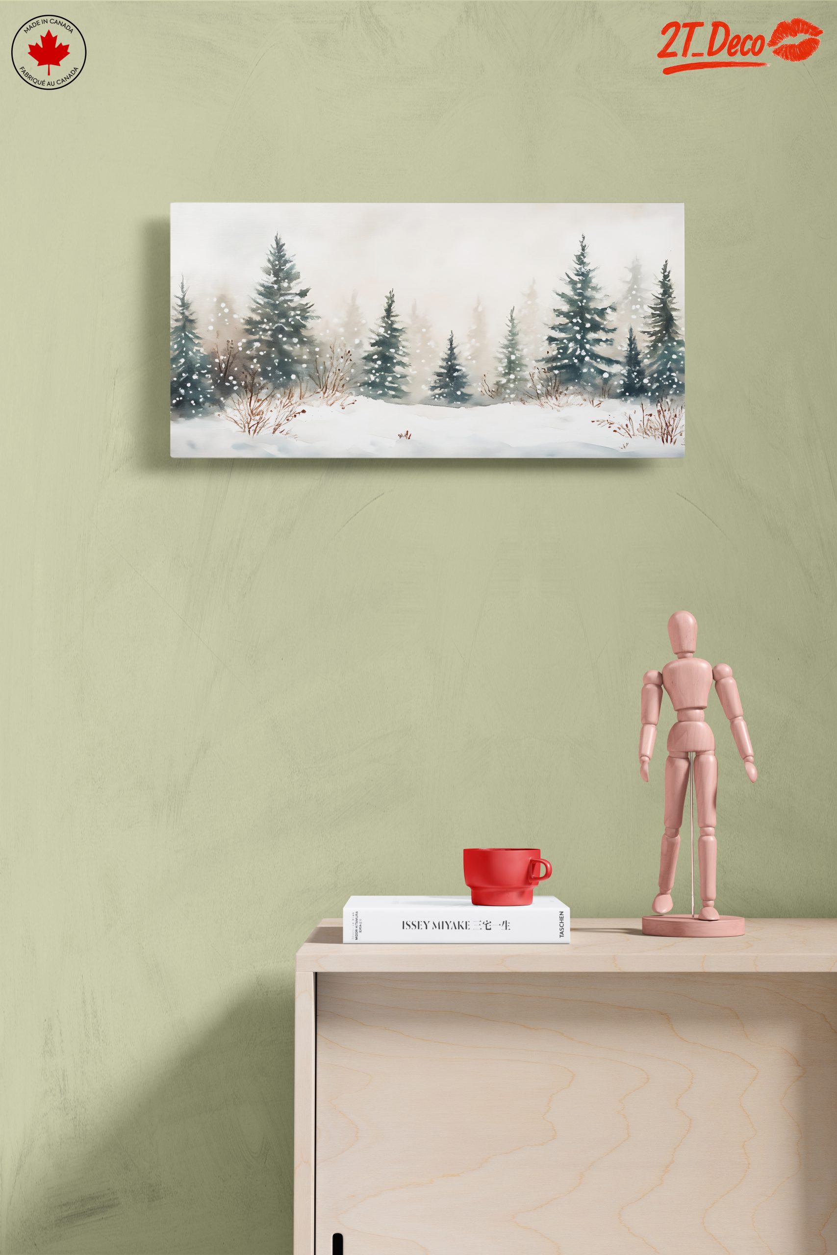Winter Landscape with Snowy Trees 4 - Image 14