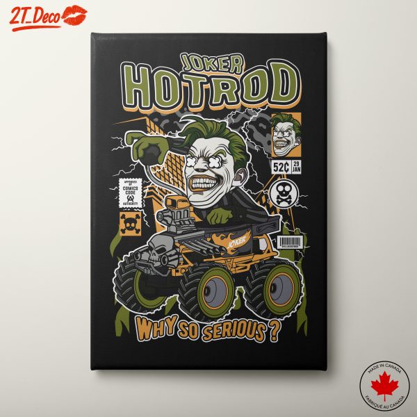 Joker Hot Rod Art with Iconic Catchphrase