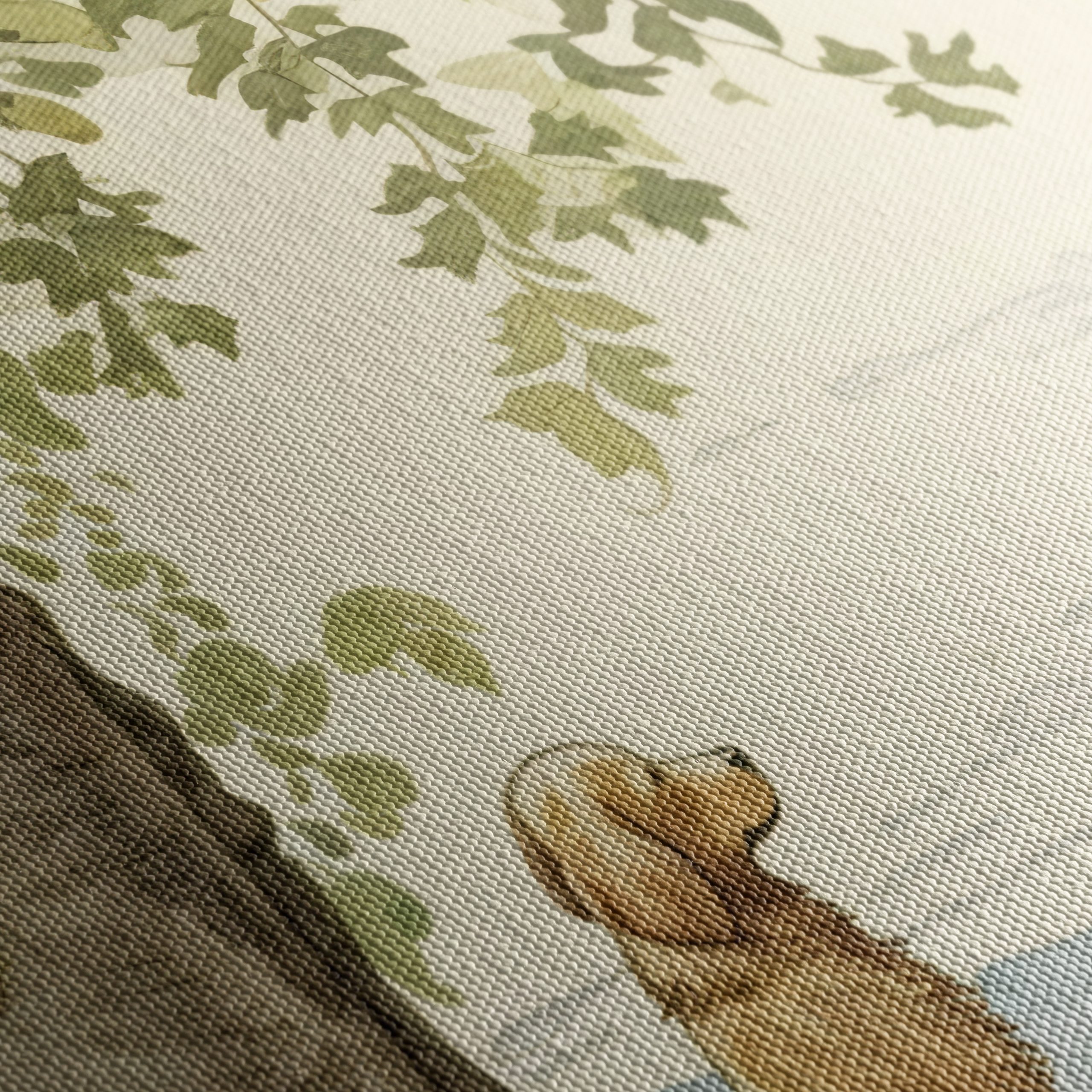 Golden Retriever in Tranquil Landscape Art - Image 5