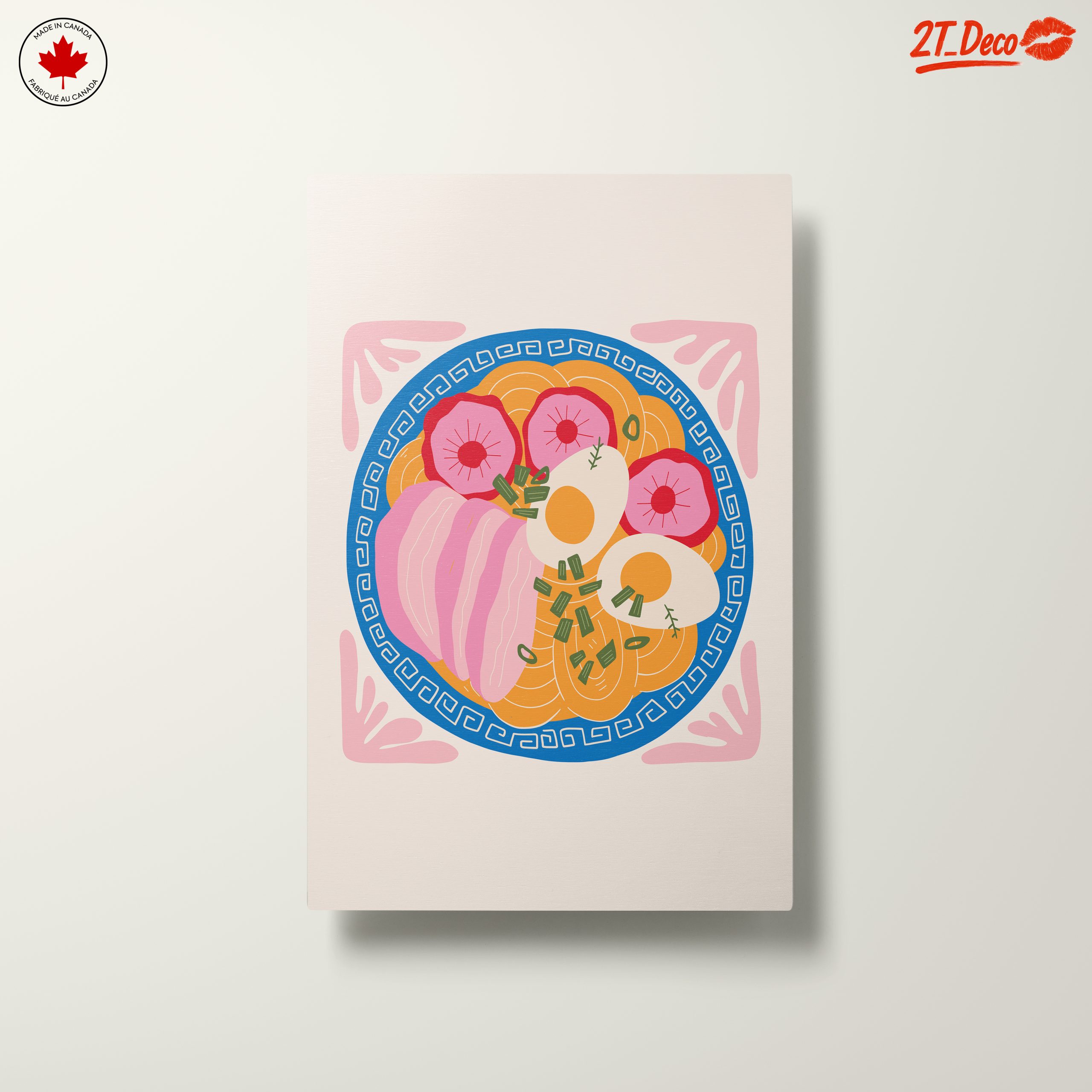 Stylized Abstract Food Art Plate - Image 10