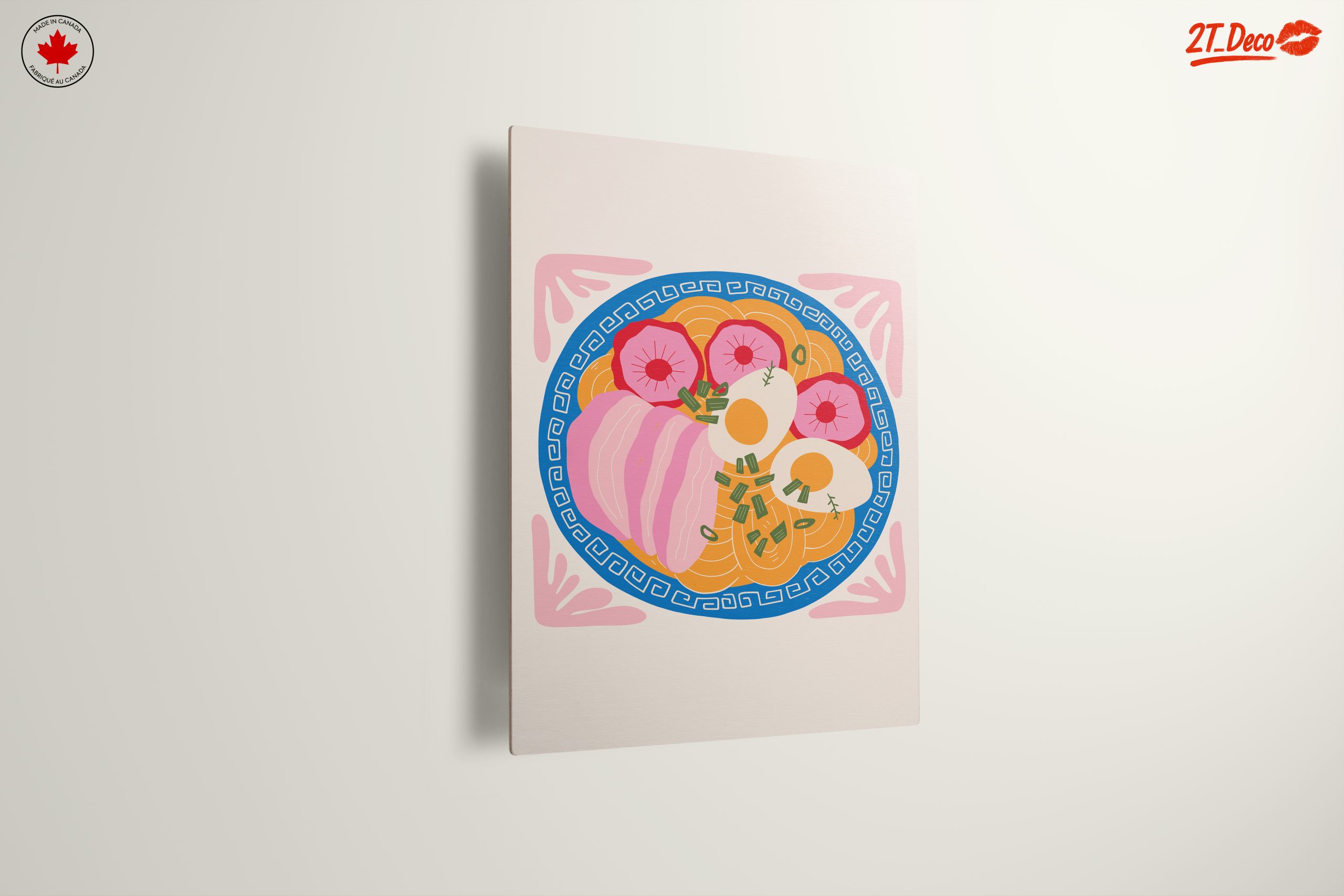 Stylized Abstract Food Art Plate - Image 13