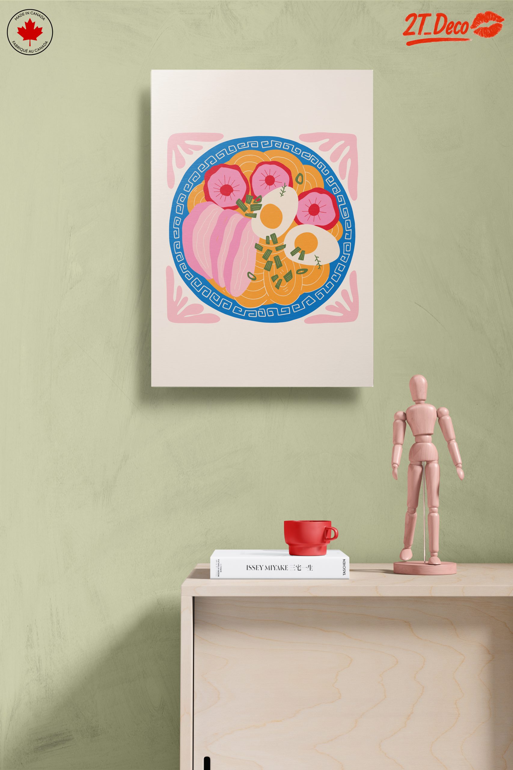 Stylized Abstract Food Art Plate - Image 14