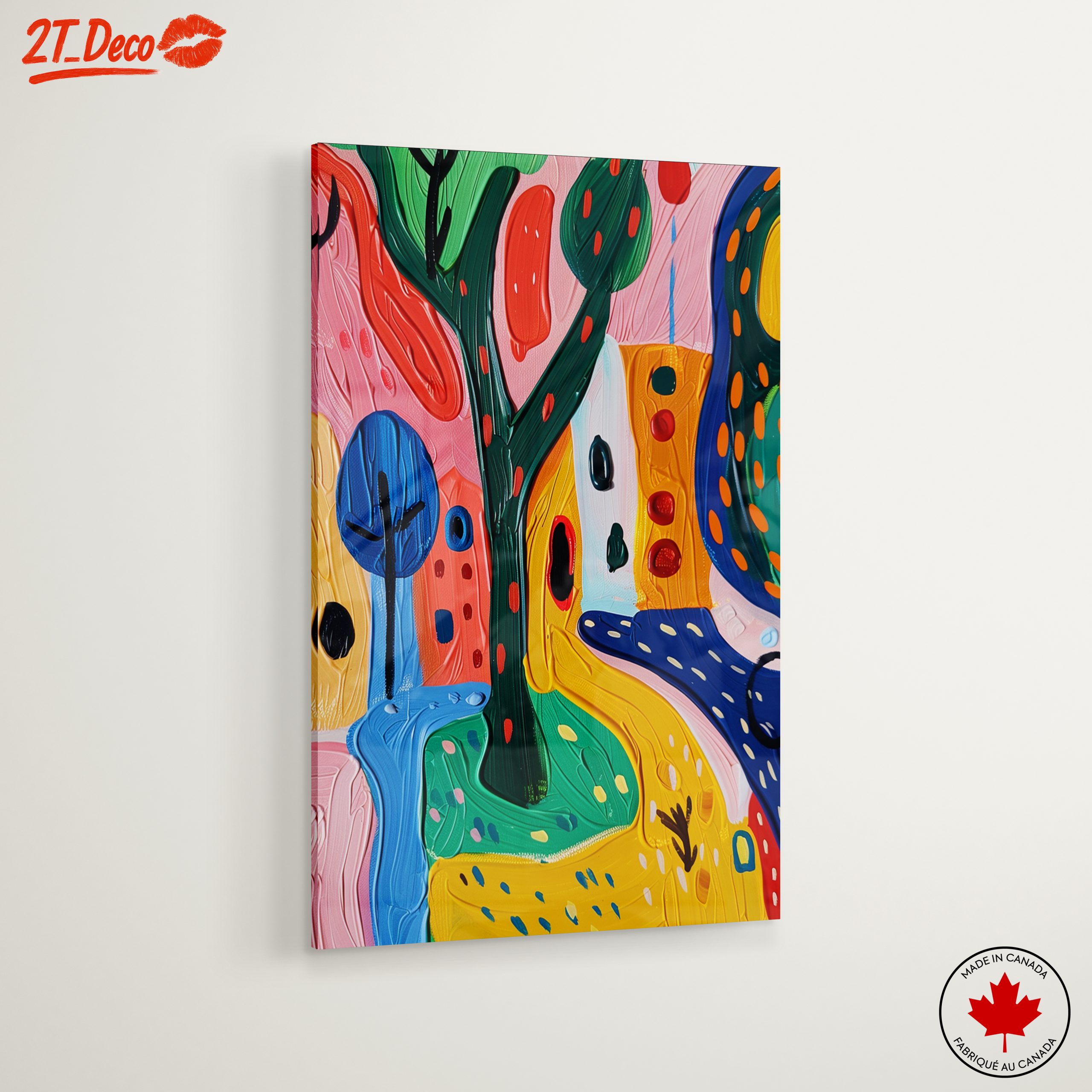 Vibrant Colorful Landscape Abstract - Image 6