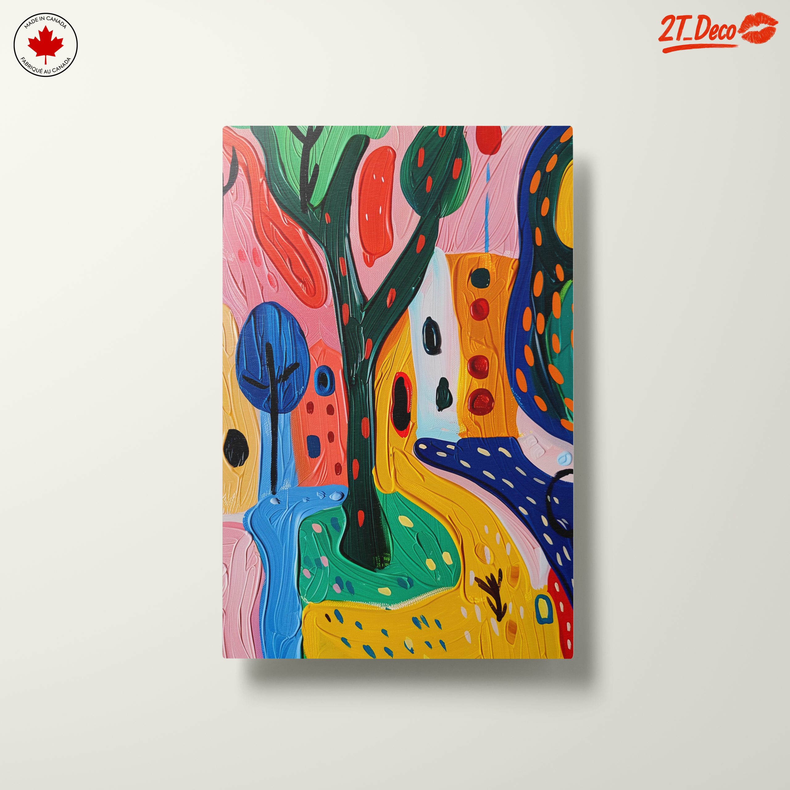 Vibrant Colorful Landscape Abstract - Image 10