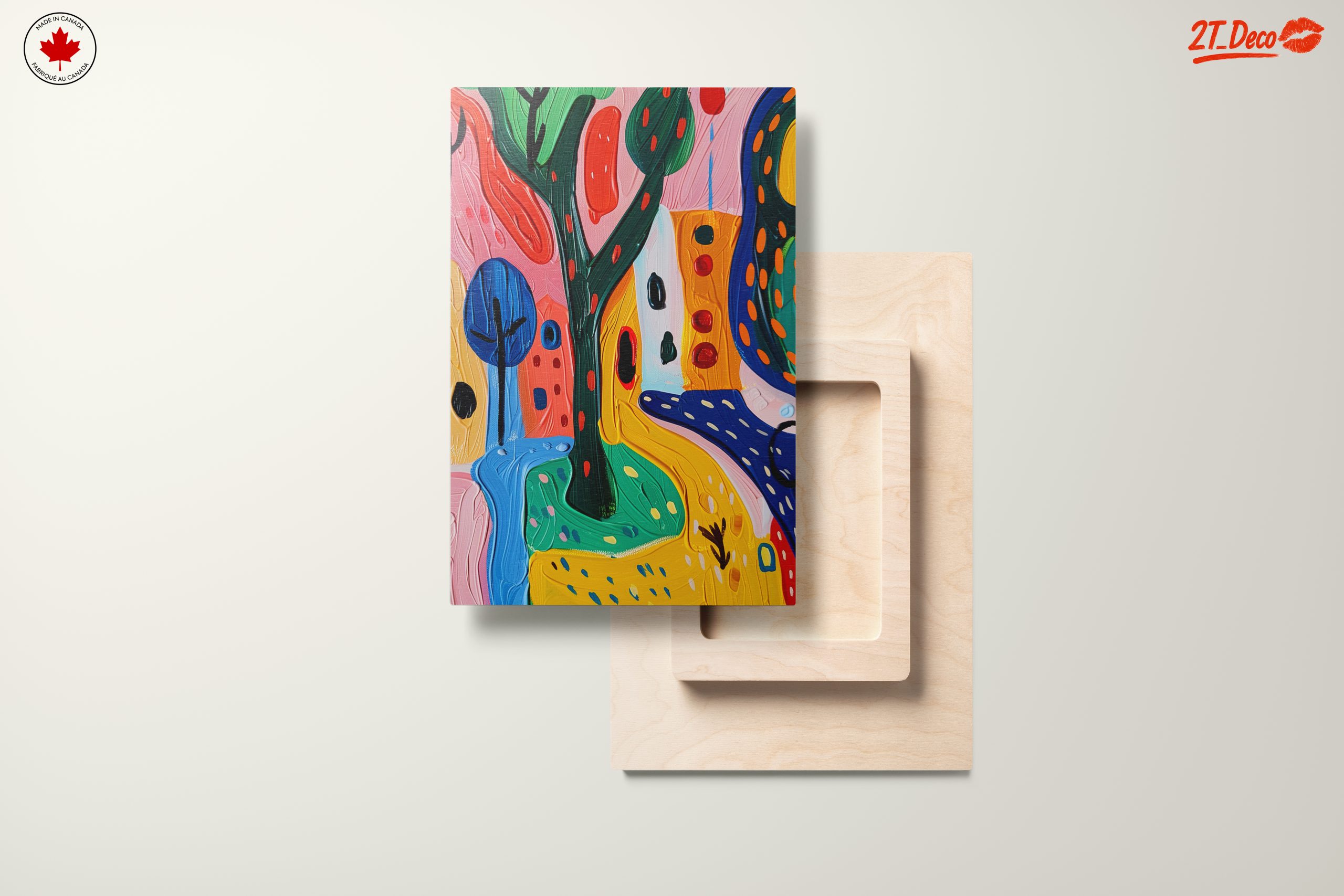 Vibrant Colorful Landscape Abstract - Image 11