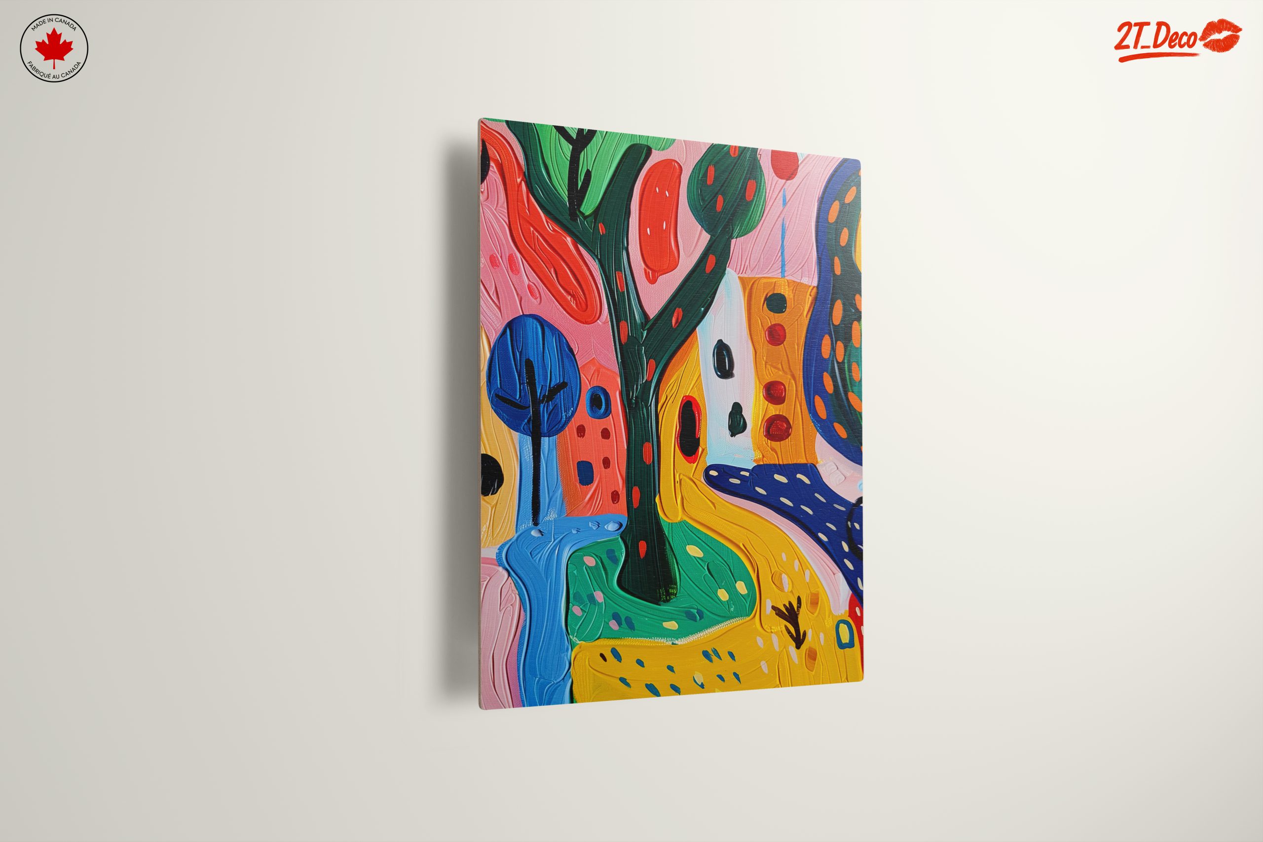 Vibrant Colorful Landscape Abstract - Image 13