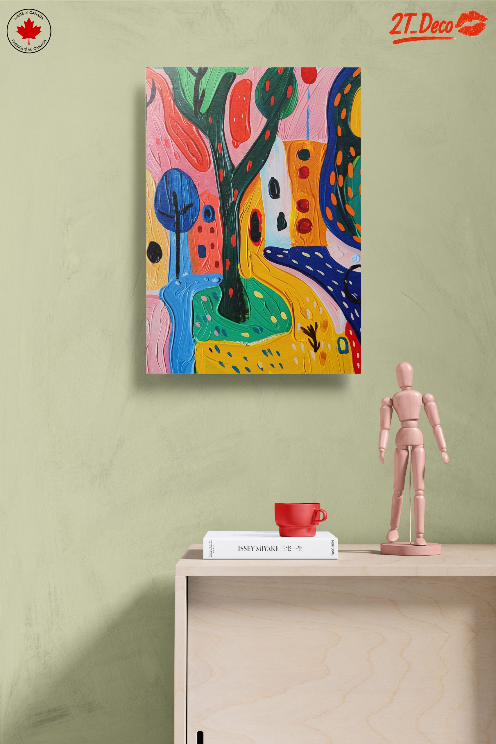 Vibrant Colorful Landscape Abstract - Image 14
