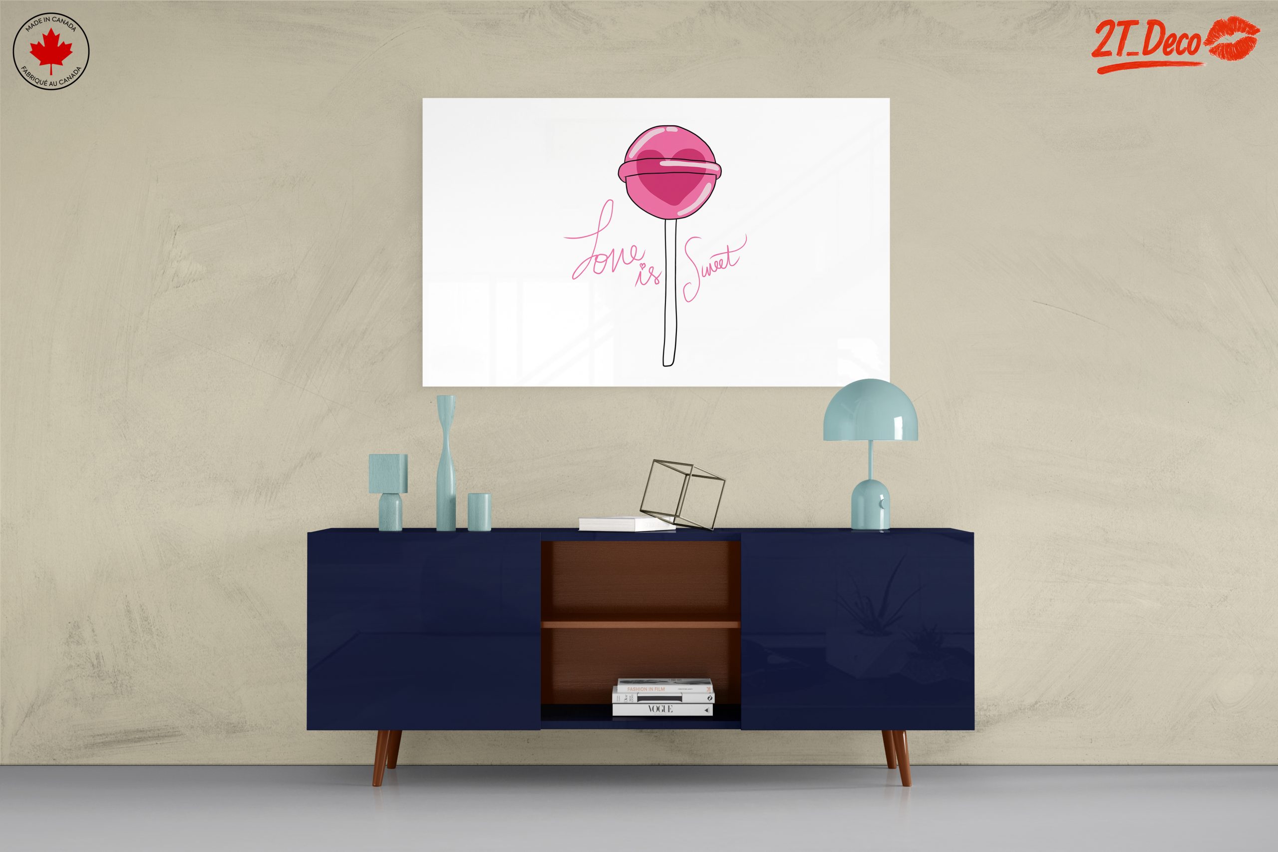 Cute Lollipop Illustration with Sweet Love Theme - Image 8