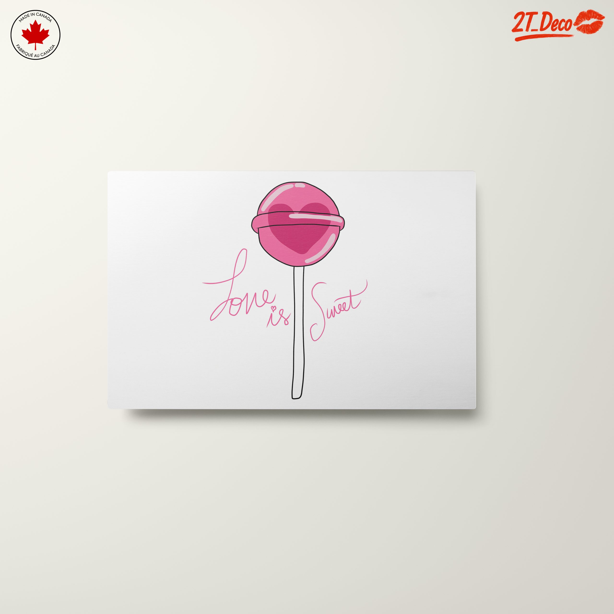 Cute Lollipop Illustration with Sweet Love Theme - Image 10