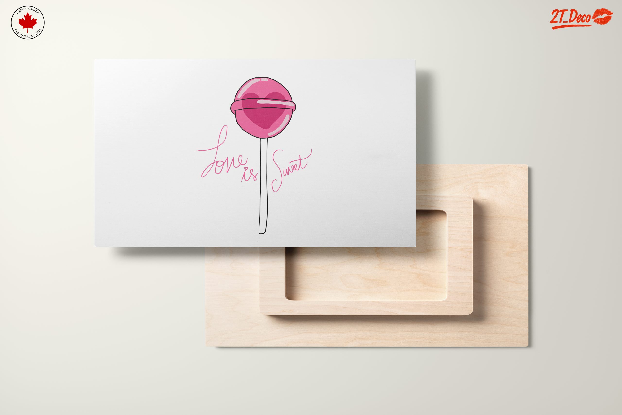 Cute Lollipop Illustration with Sweet Love Theme - Image 11