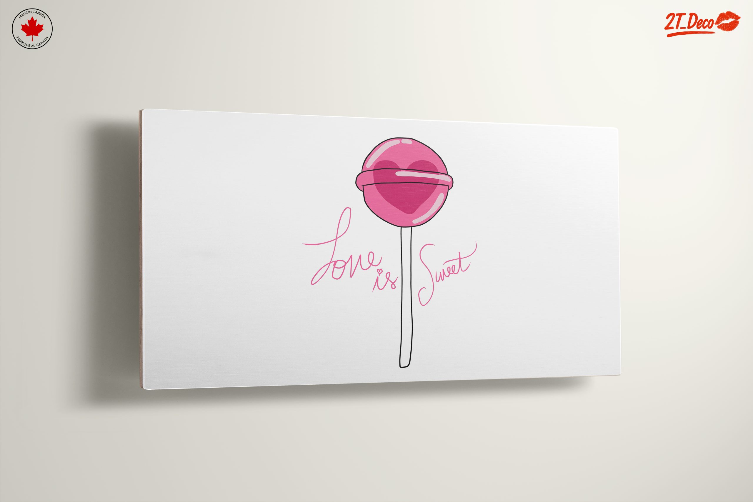 Cute Lollipop Illustration with Sweet Love Theme - Image 13