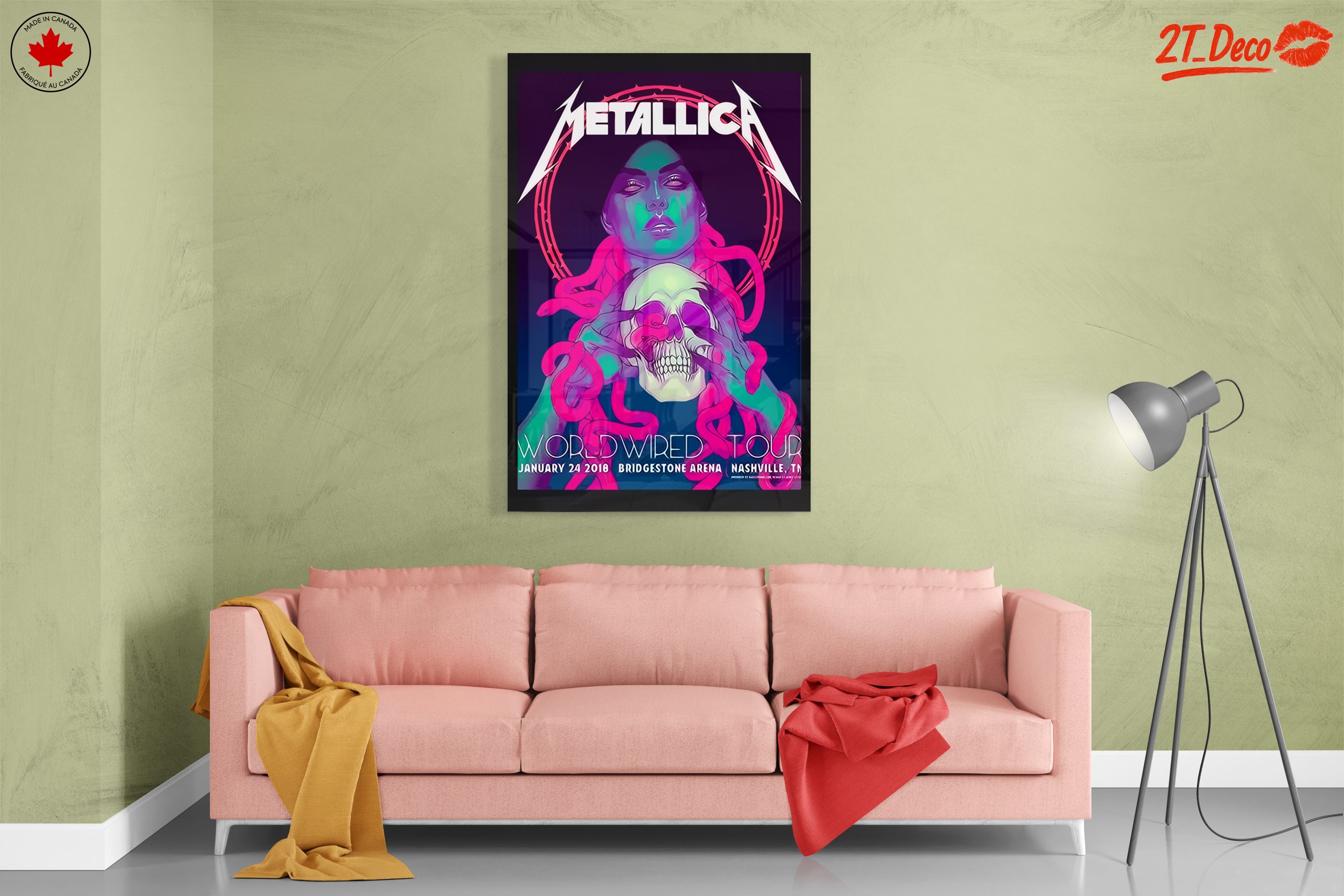 Metallica World Wired Tour Art - Image 7
