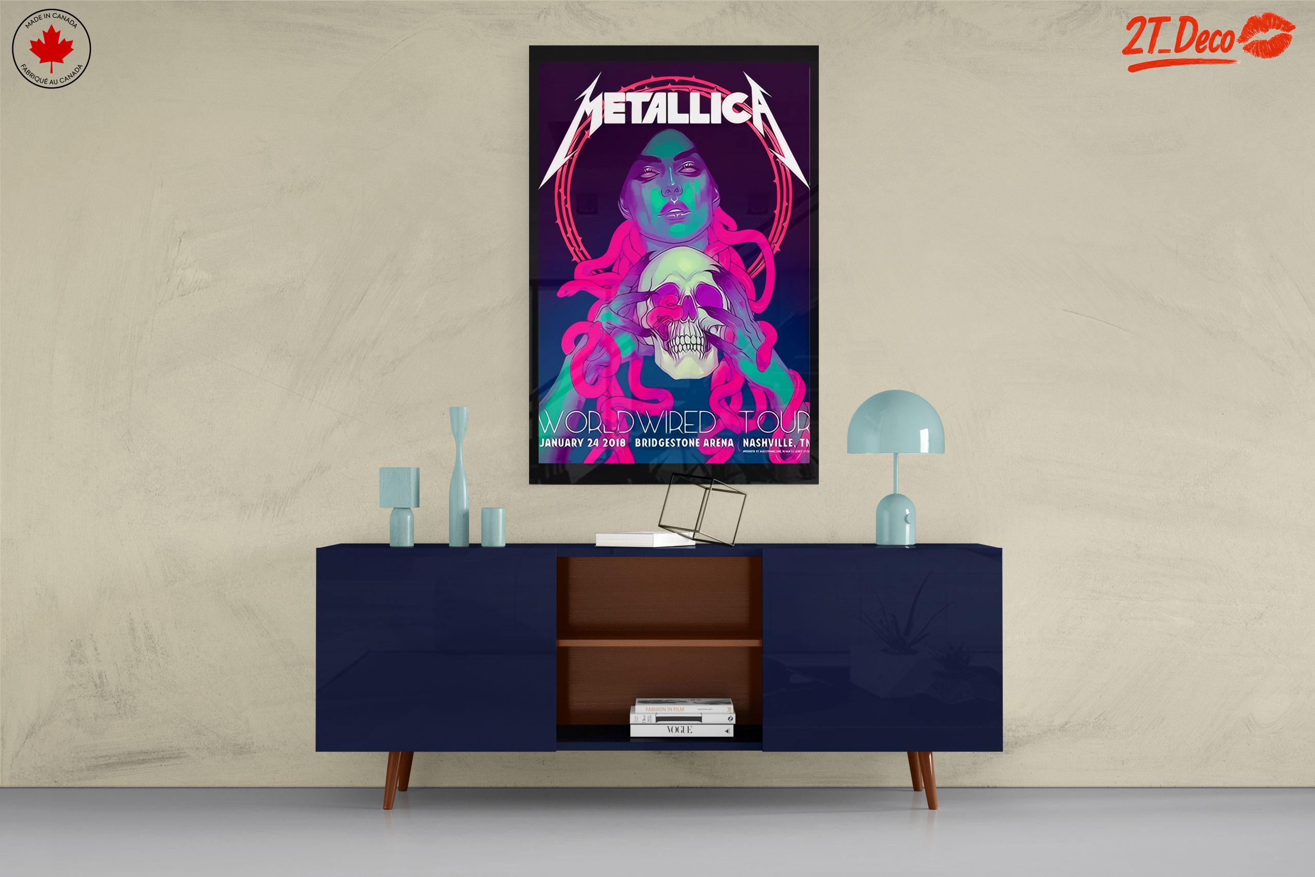 Metallica World Wired Tour Art - Image 8