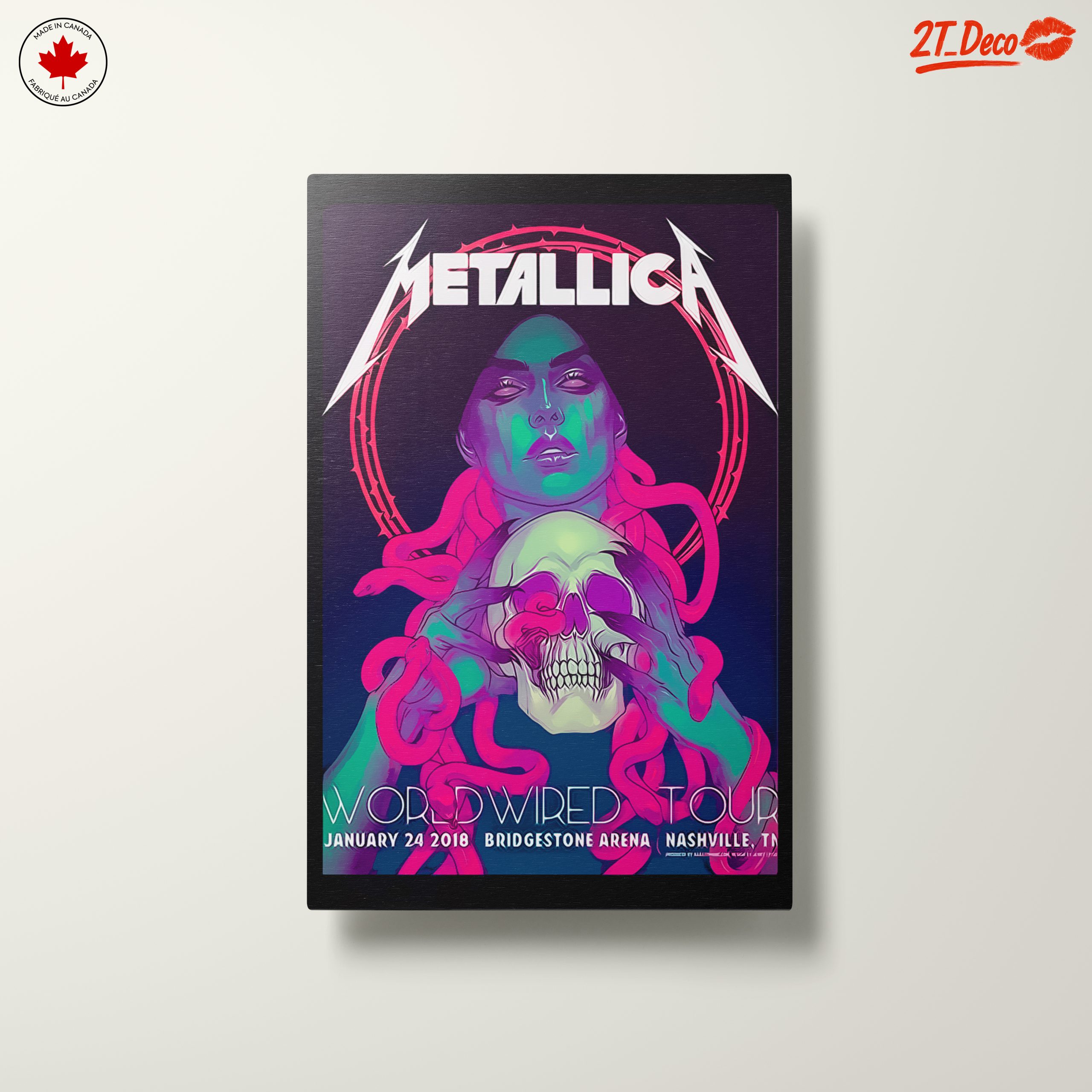 Metallica World Wired Tour Art - Image 10