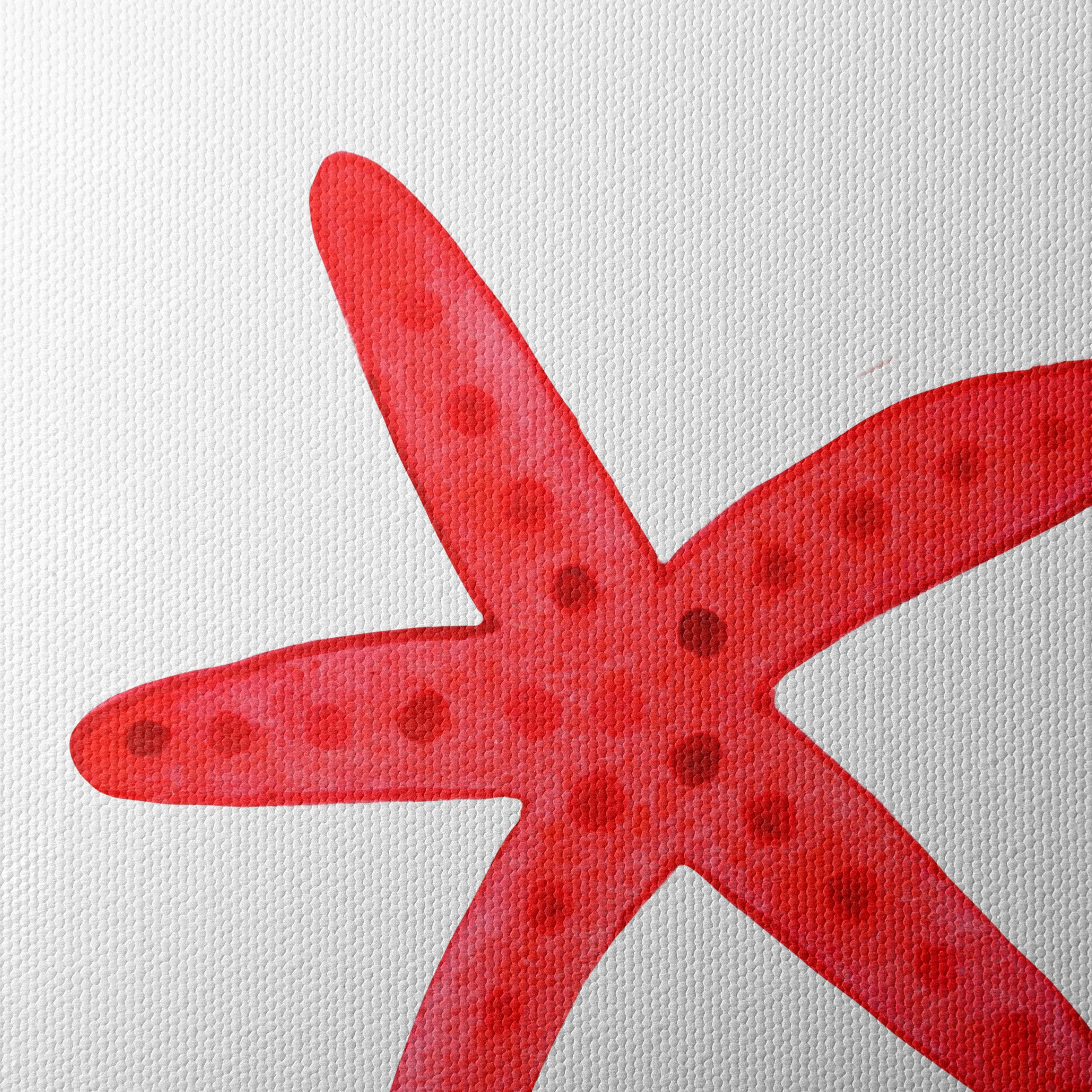 Vibrant Starfish Watercolor Artwork for Coastal Decor - Image 4