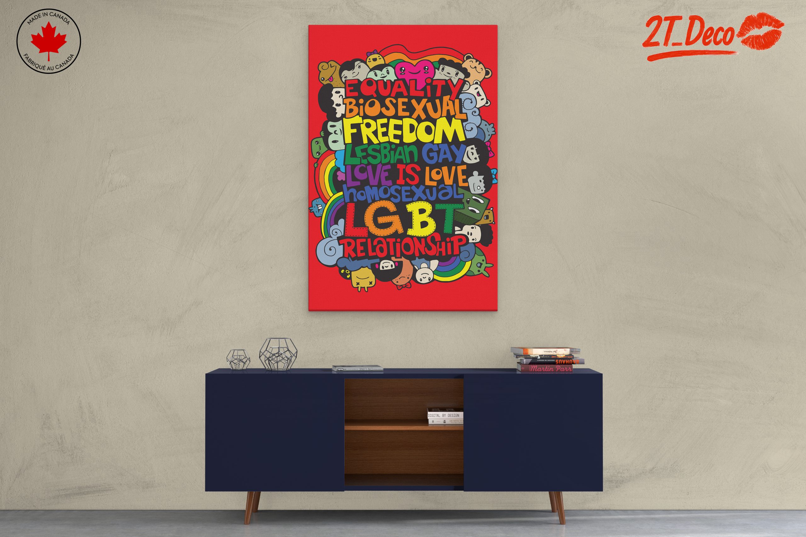LGBTQ+ Equality Colorful Artwork - Image 3