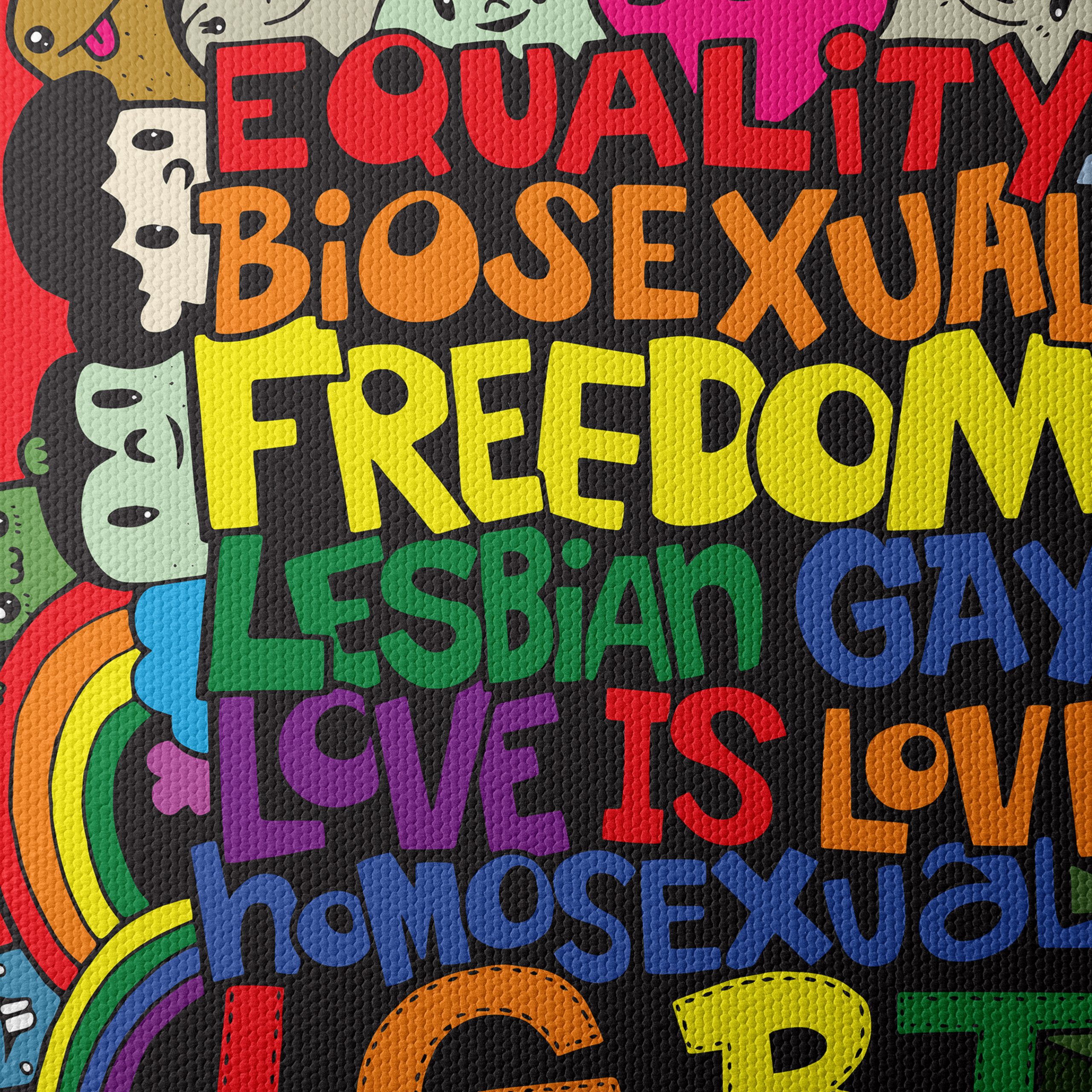 LGBTQ+ Equality Colorful Artwork - Image 4
