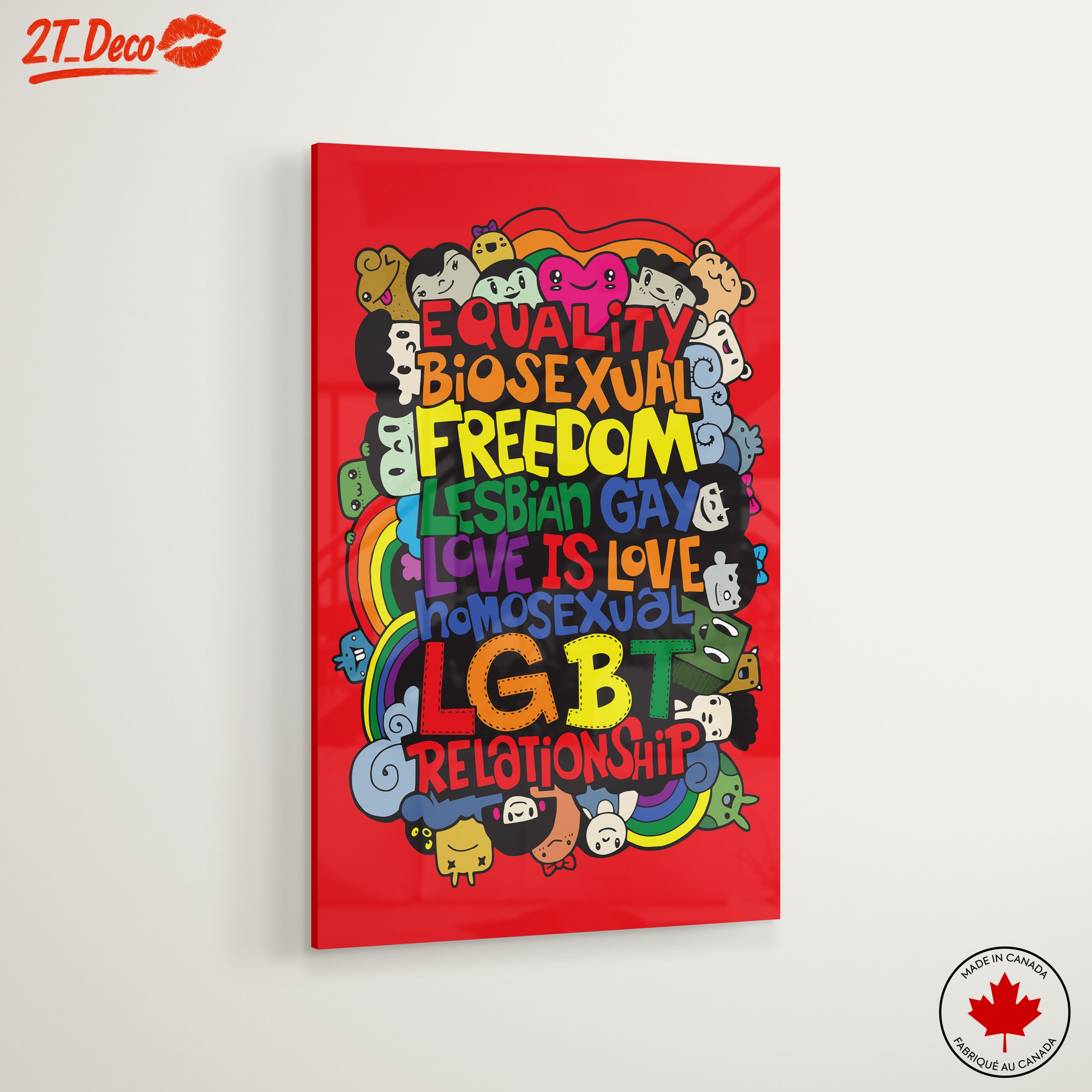 LGBTQ+ Equality Colorful Artwork - Image 6