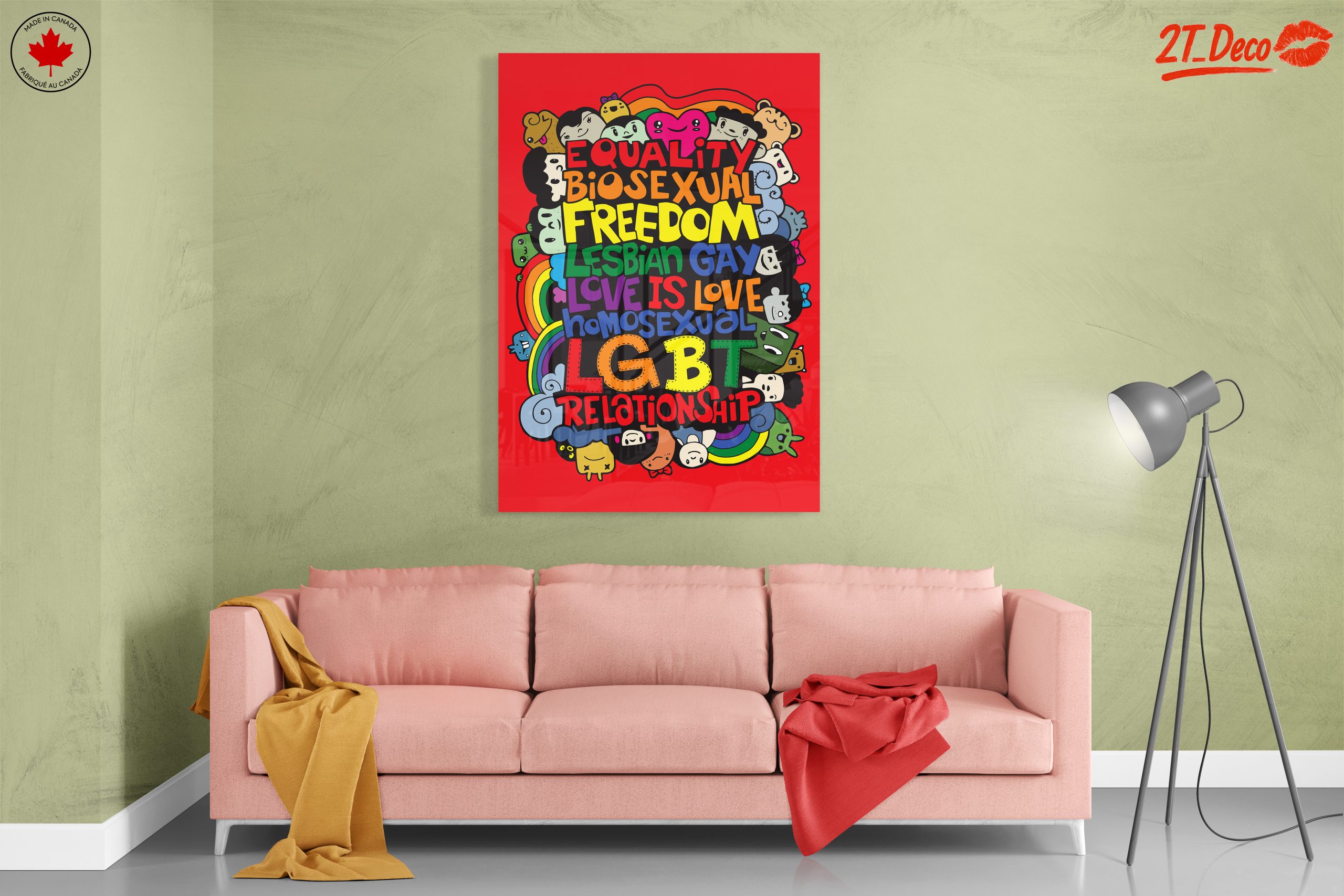 LGBTQ+ Equality Colorful Artwork - Image 7