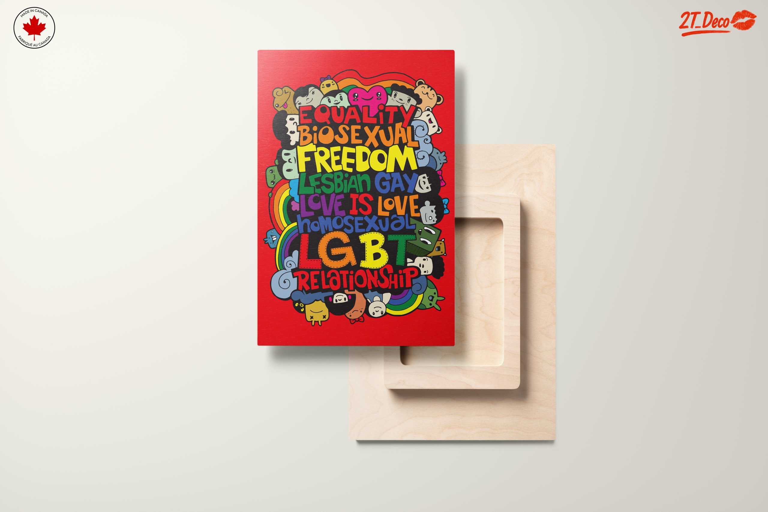 LGBTQ+ Equality Colorful Artwork - Image 11