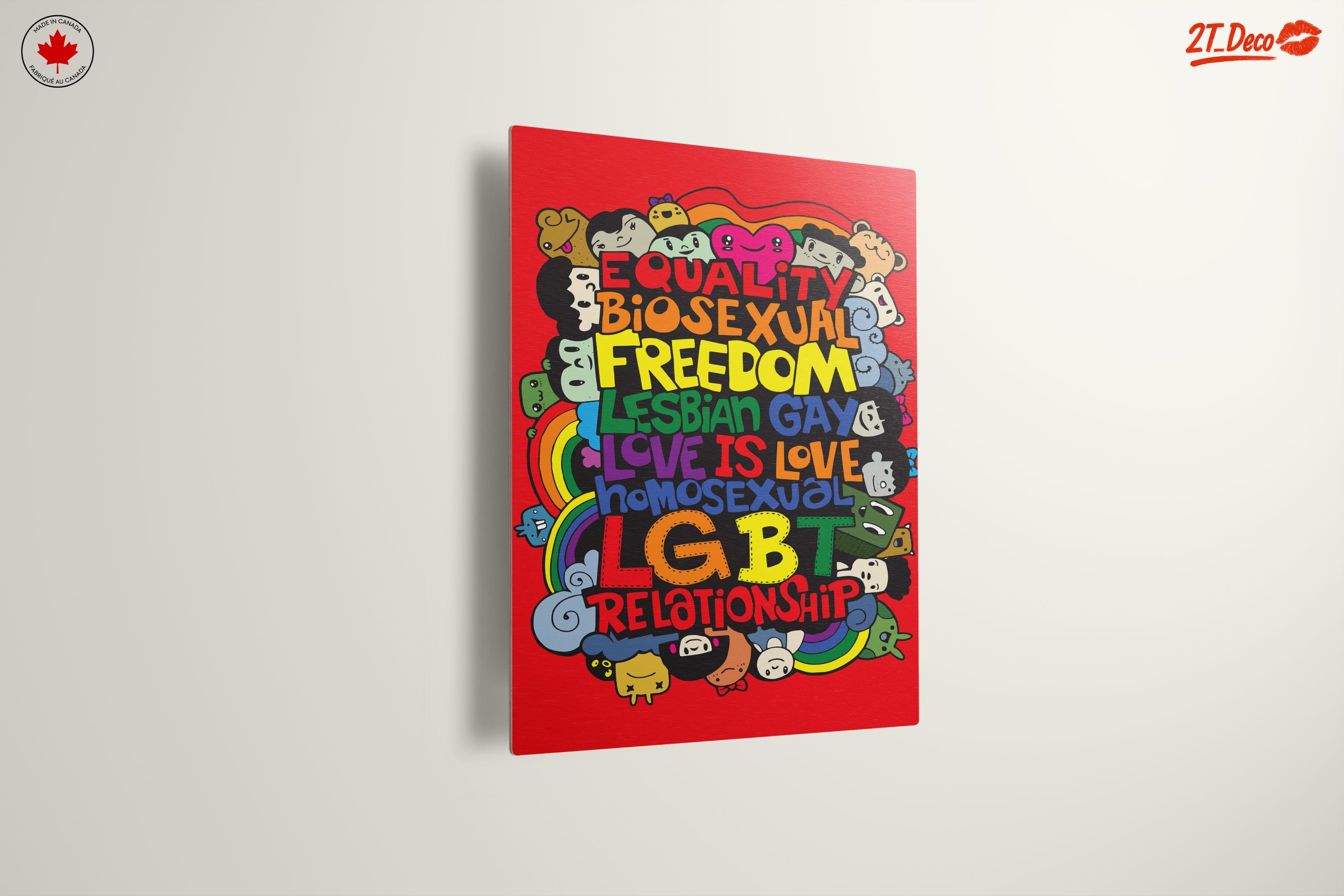 LGBTQ+ Equality Colorful Artwork - Image 13