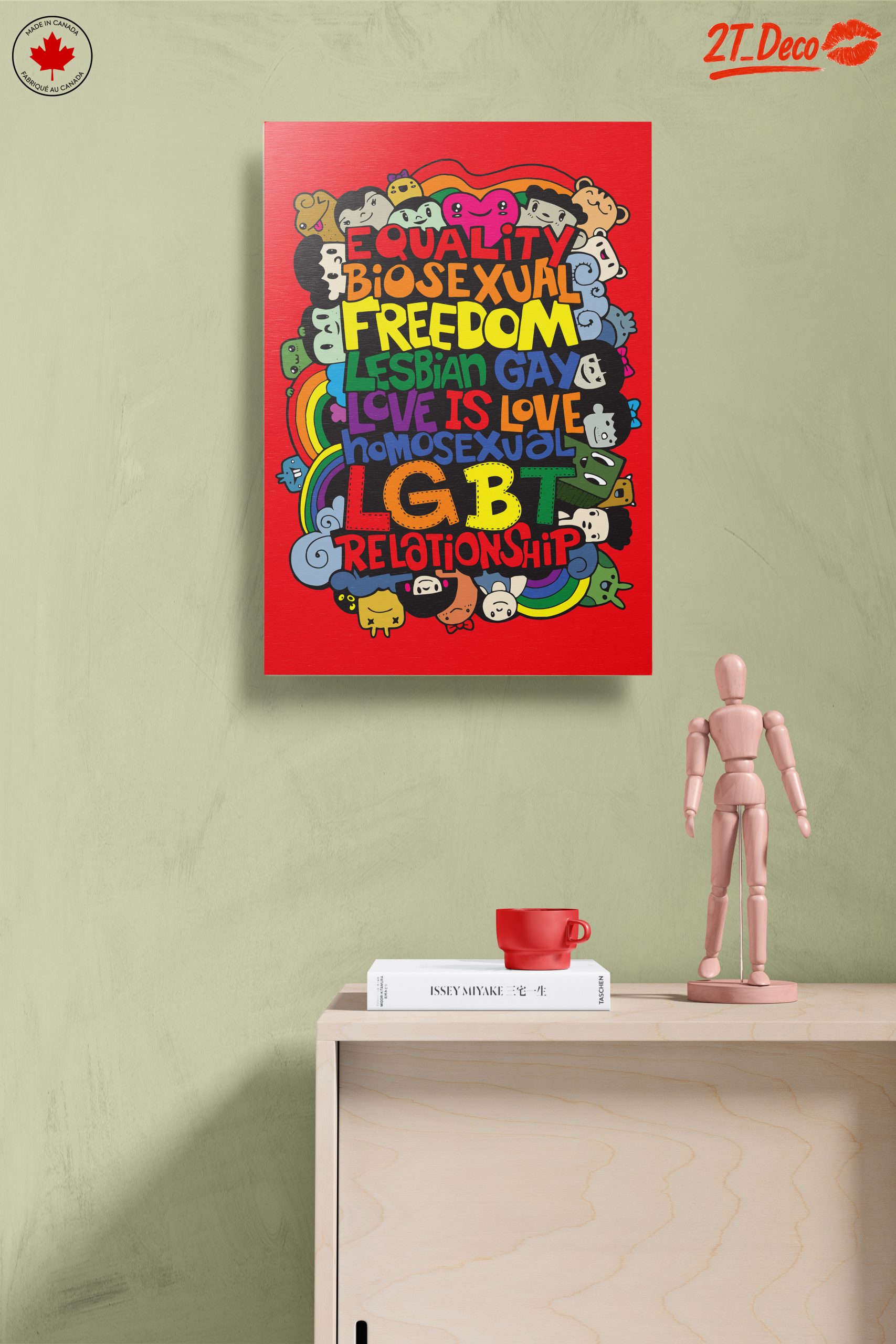 LGBTQ+ Equality Colorful Artwork - Image 14