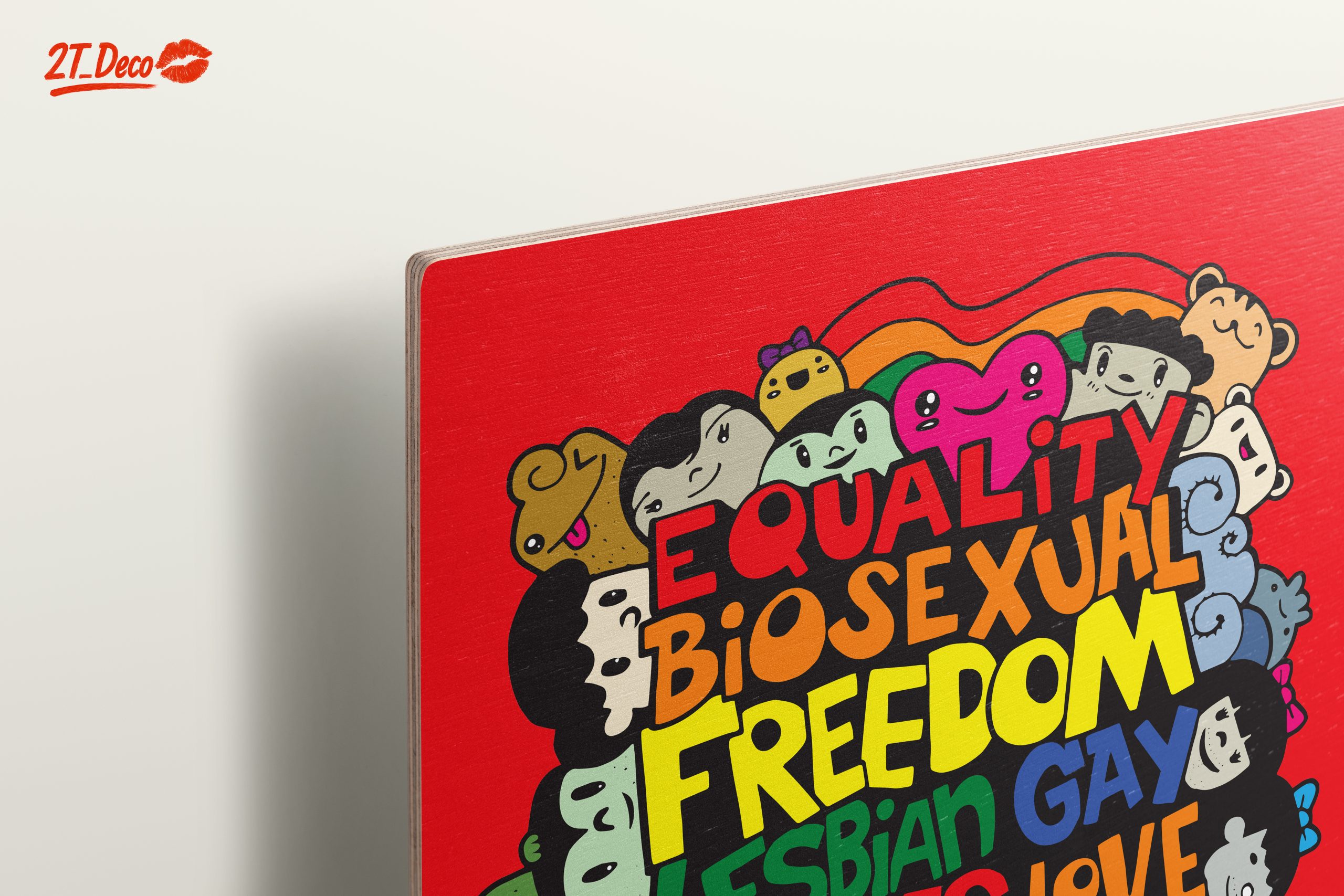 LGBTQ+ Equality Colorful Artwork - Image 15