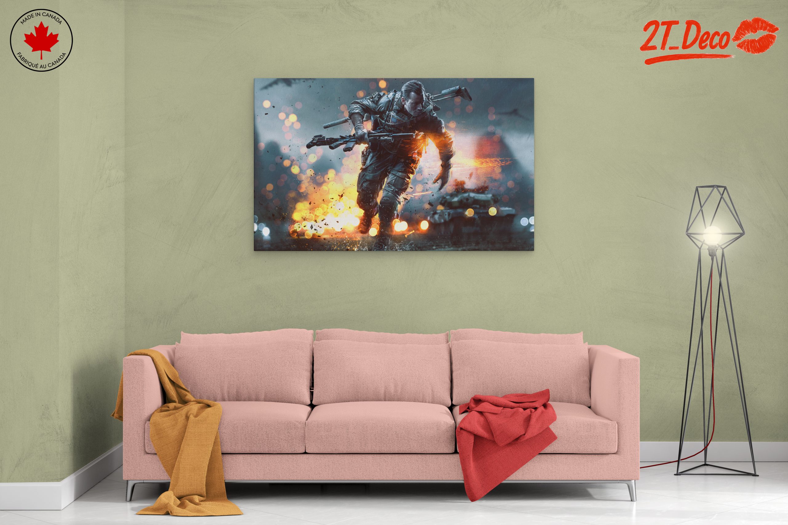 Dynamic Battlefield Action Art - Image 2