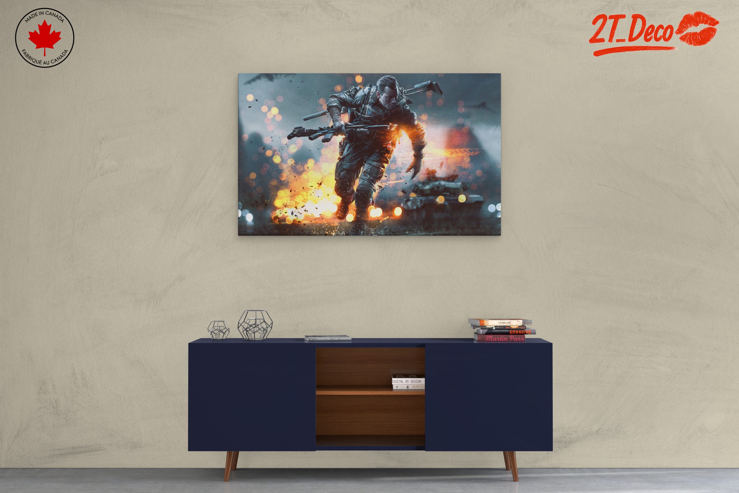Dynamic Battlefield Action Art - Image 3