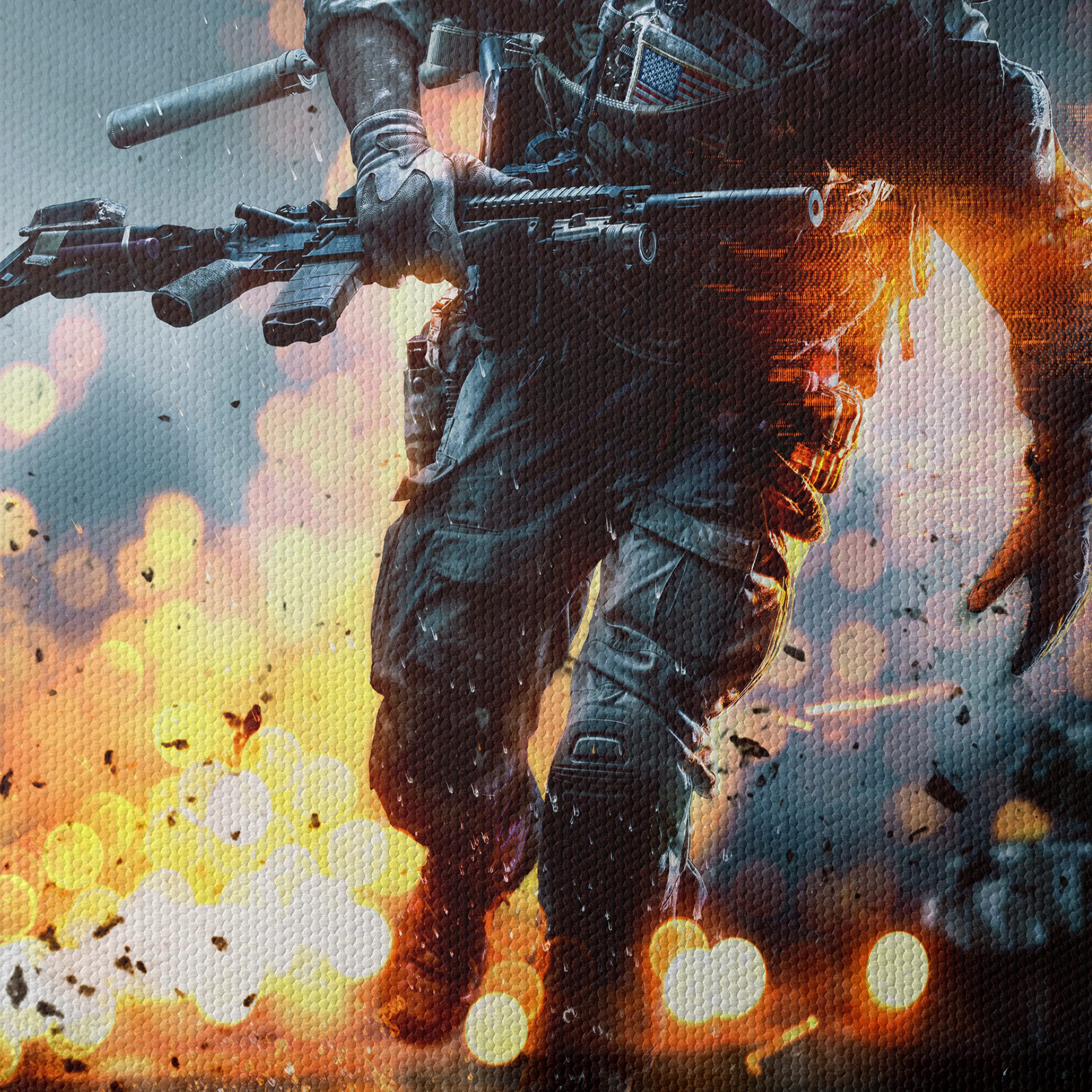 Dynamic Battlefield Action Art - Image 4