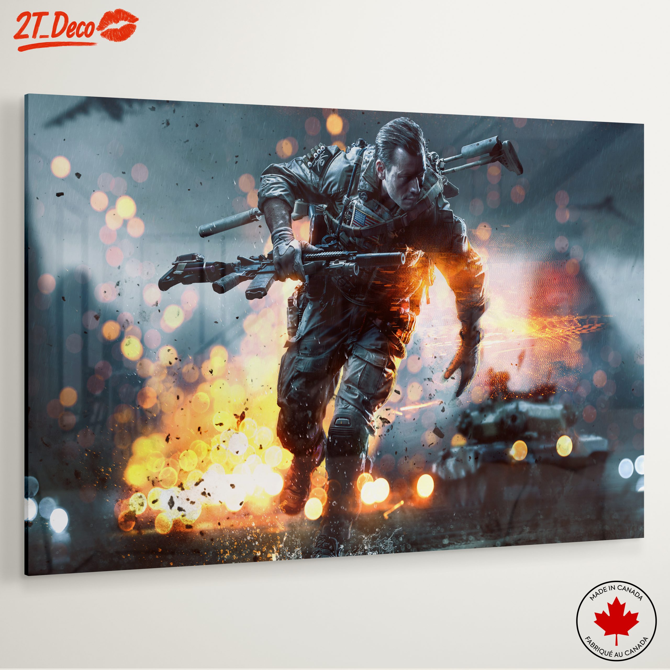 Dynamic Battlefield Action Art - Image 6