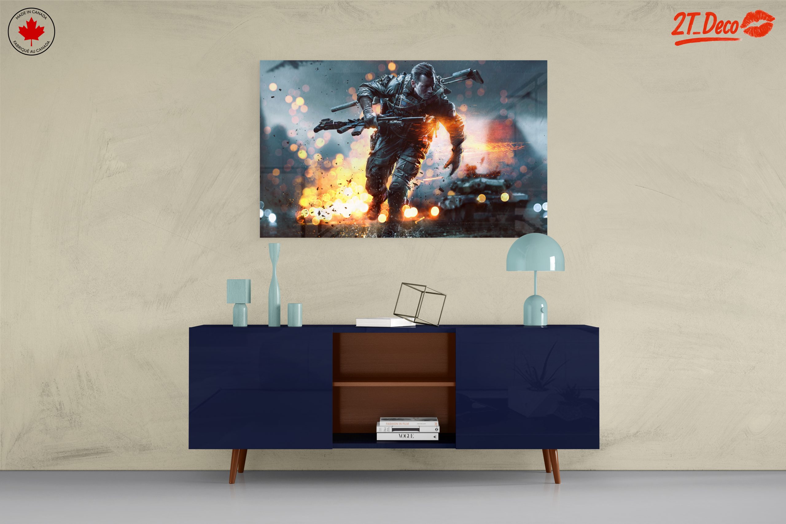 Dynamic Battlefield Action Art - Image 8