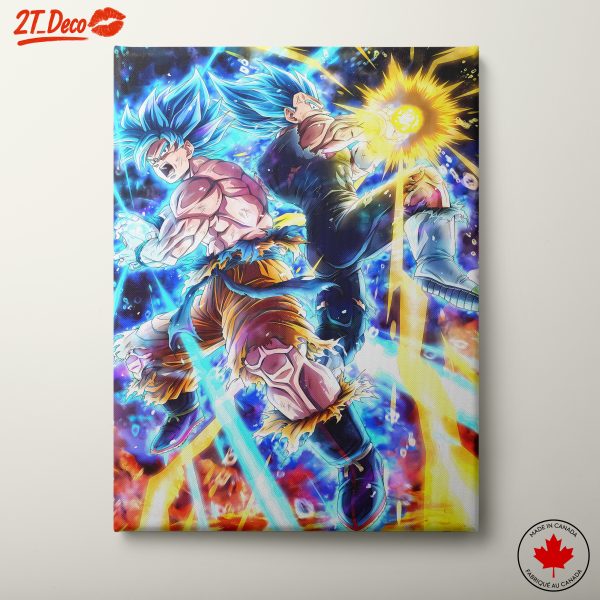 Epic Dragon Ball Battle Scene Art