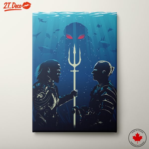 Dynamic Aquaman Underwater Artwork