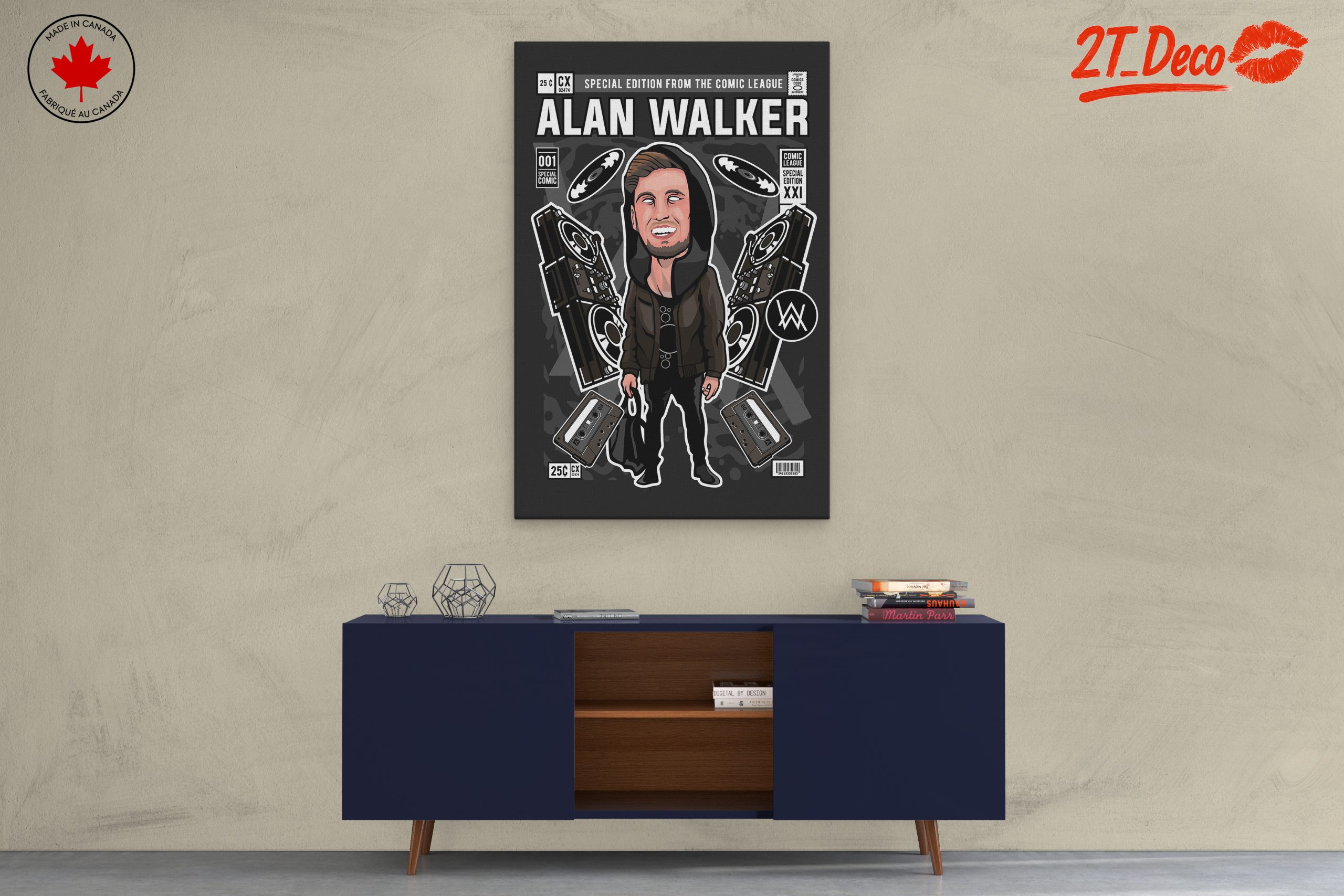 Dynamic Music Artist Illustration Featuring Alan Walker - Image 3